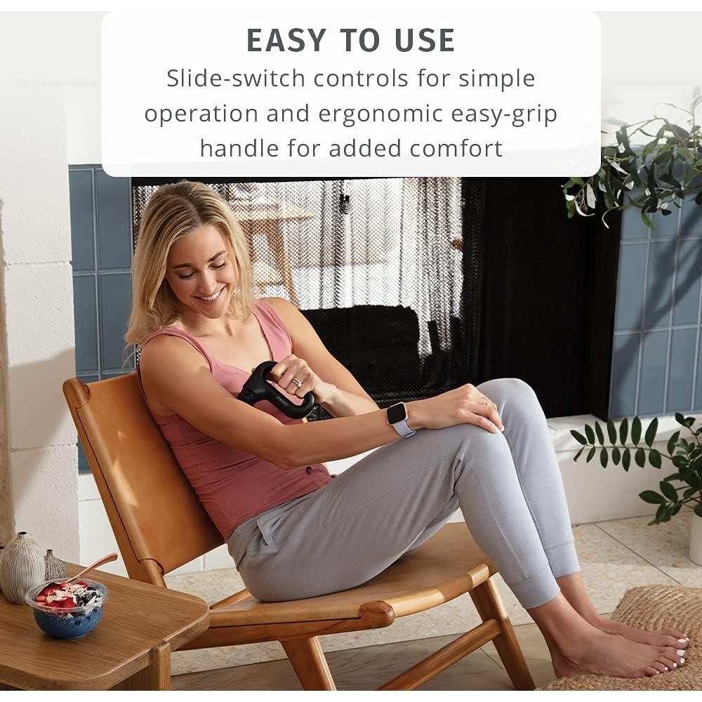 Masajeador de Vibración Corporal Portátil HoMedics HHP-120, 3 Accesorios