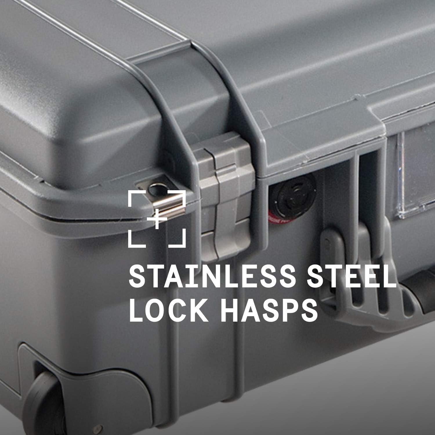 Maleta Pelican Air 1535 Sin Espuma Negra 55.8x22.8x30.4cm