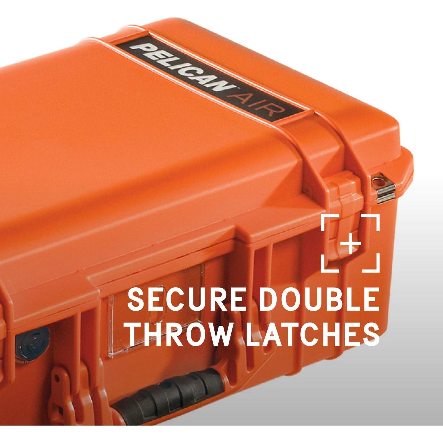 Maleta Pelican Air 1535 Sin Espuma Negra 55.8x22.8x30.4cm