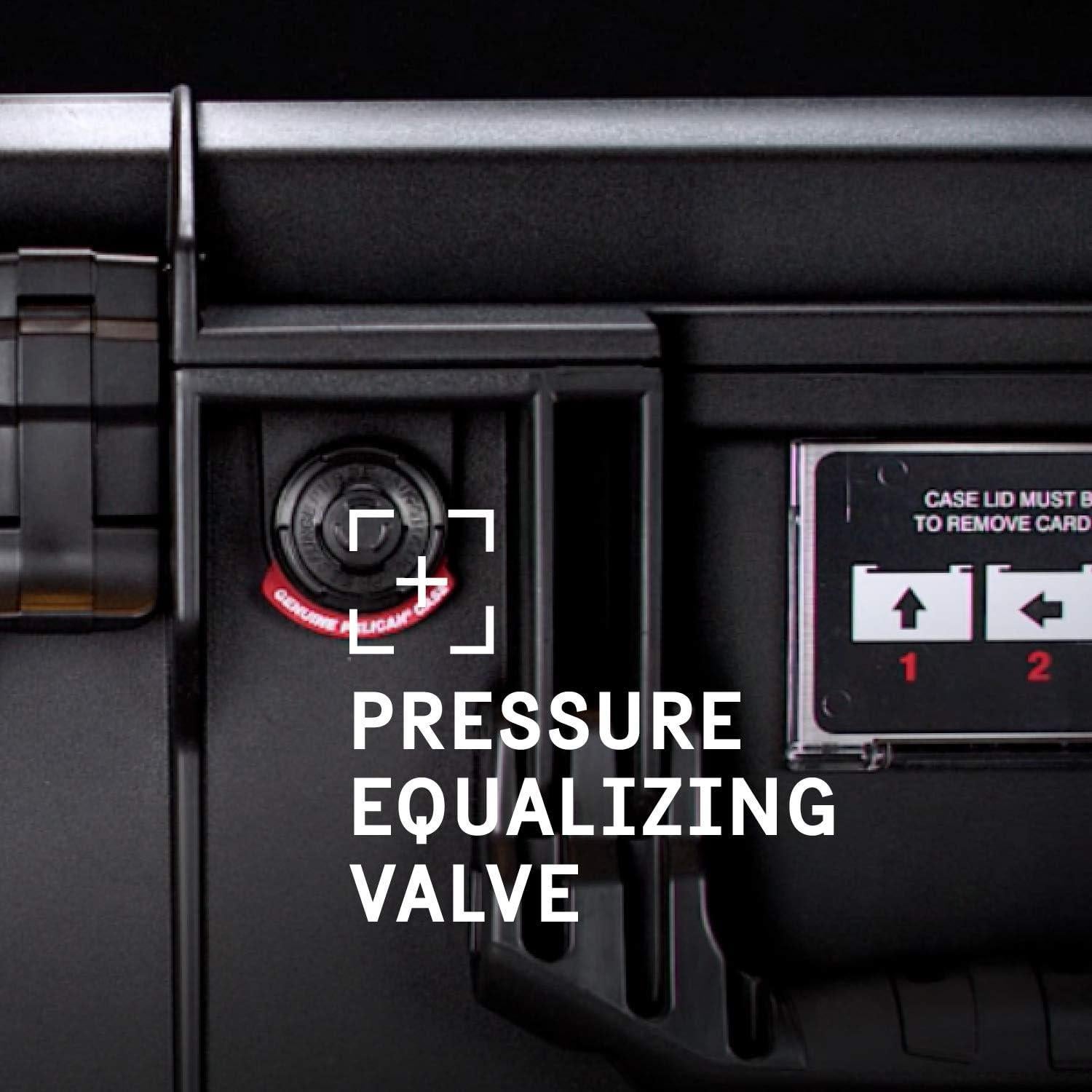 Maleta Pelican Air 1535 Sin Espuma Negra 55.8x22.8x30.4cm