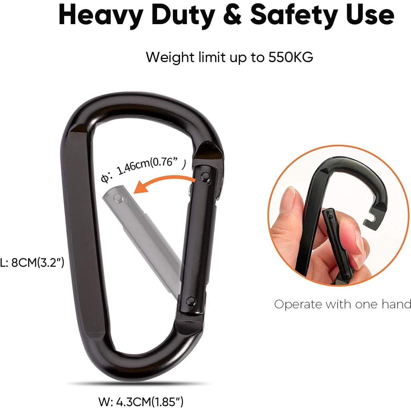 Cintas de Hamaca PYS 3m Camo con Mosquetones 454kg