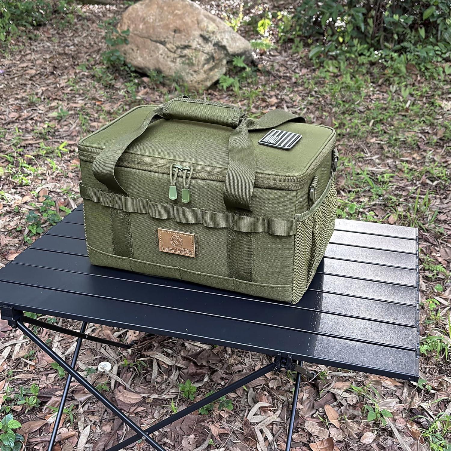 Bolsa de Almacenamiento Táctica Lemubeane 18L Verde Militar