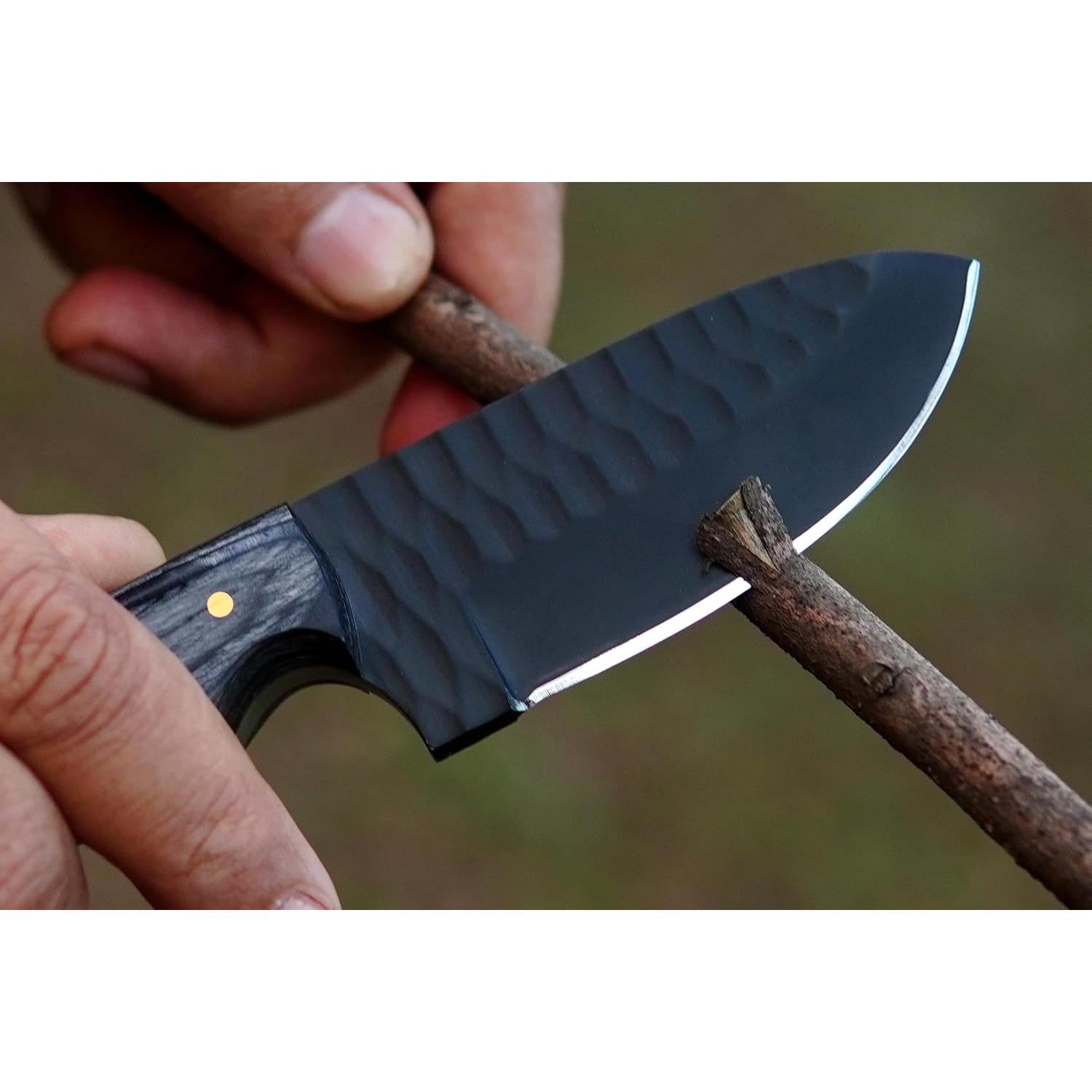 Cuchillo EDC ALZAFASH 19.05 cm Acero Alto Carbono con Funda