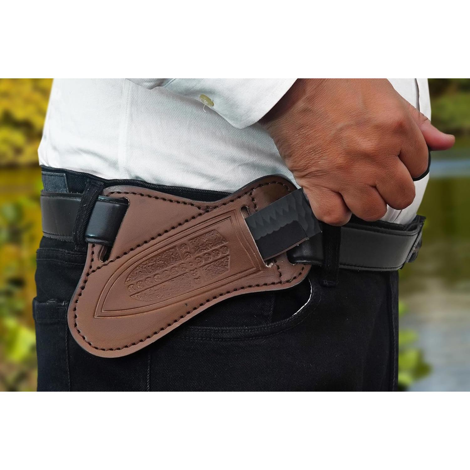 Cuchillo EDC ALZAFASH 19.05 cm Acero Alto Carbono con Funda