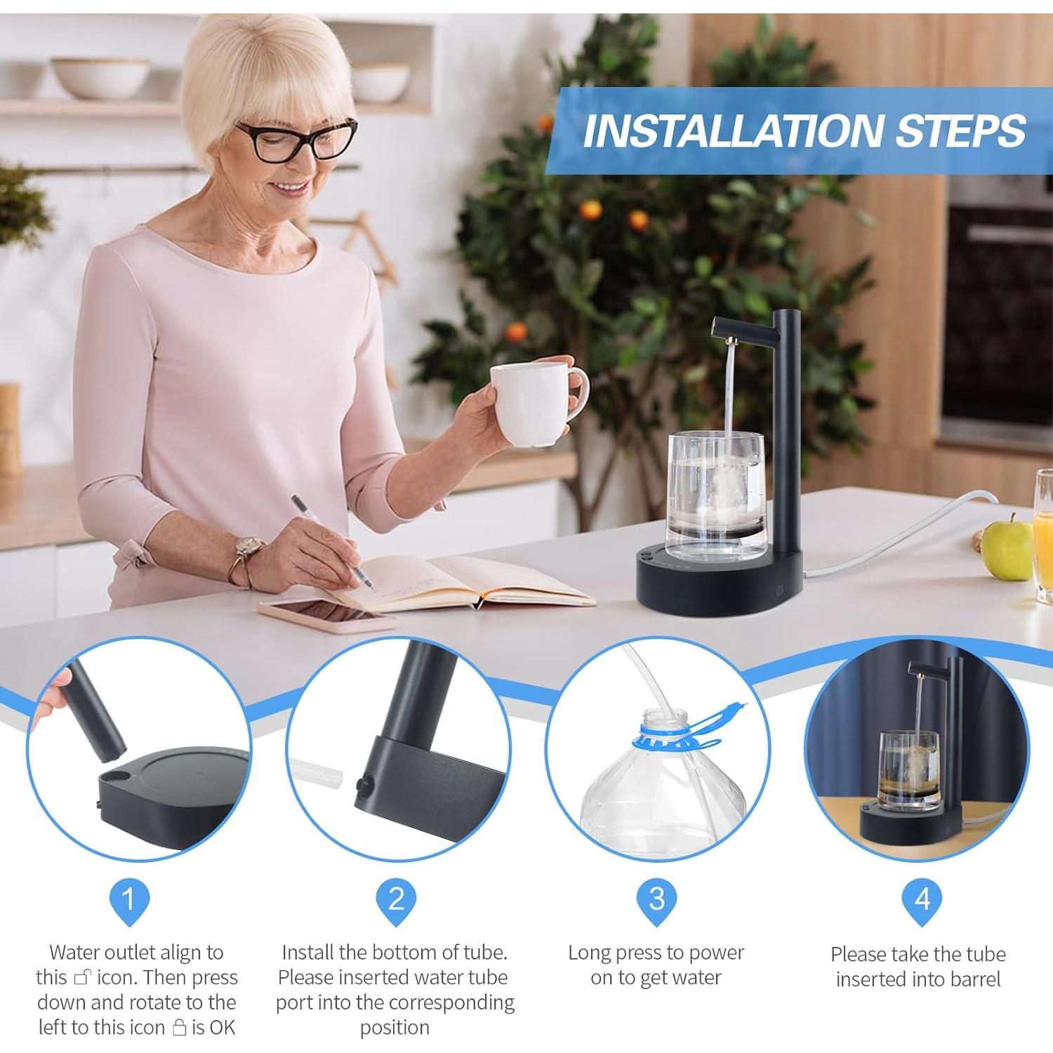 Dispensador de Agua Eléctrico Keweis 5 Galones USB Portátil