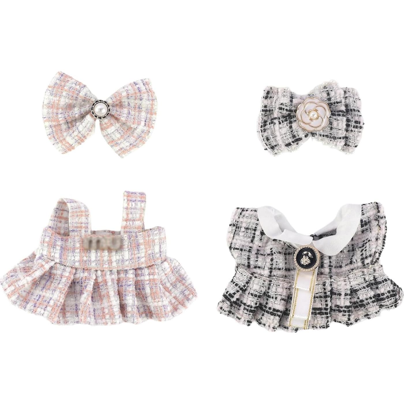 Conjunto de Ropa para Muñecas 17cm 18INDC - 2 Vestidos y Accesorios