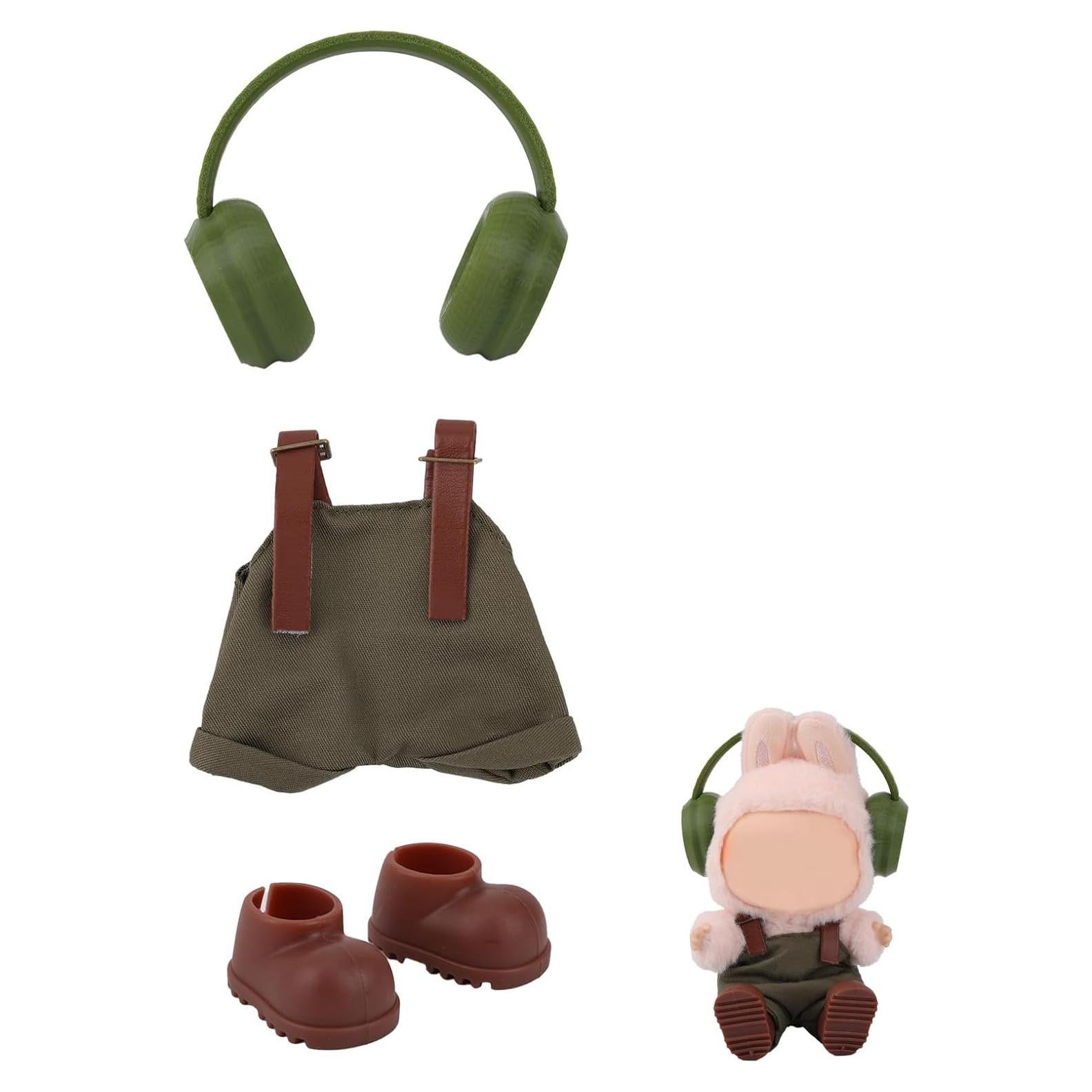 Conjunto de Ropa para Muñecas Tinoaly 15-17cm Verde