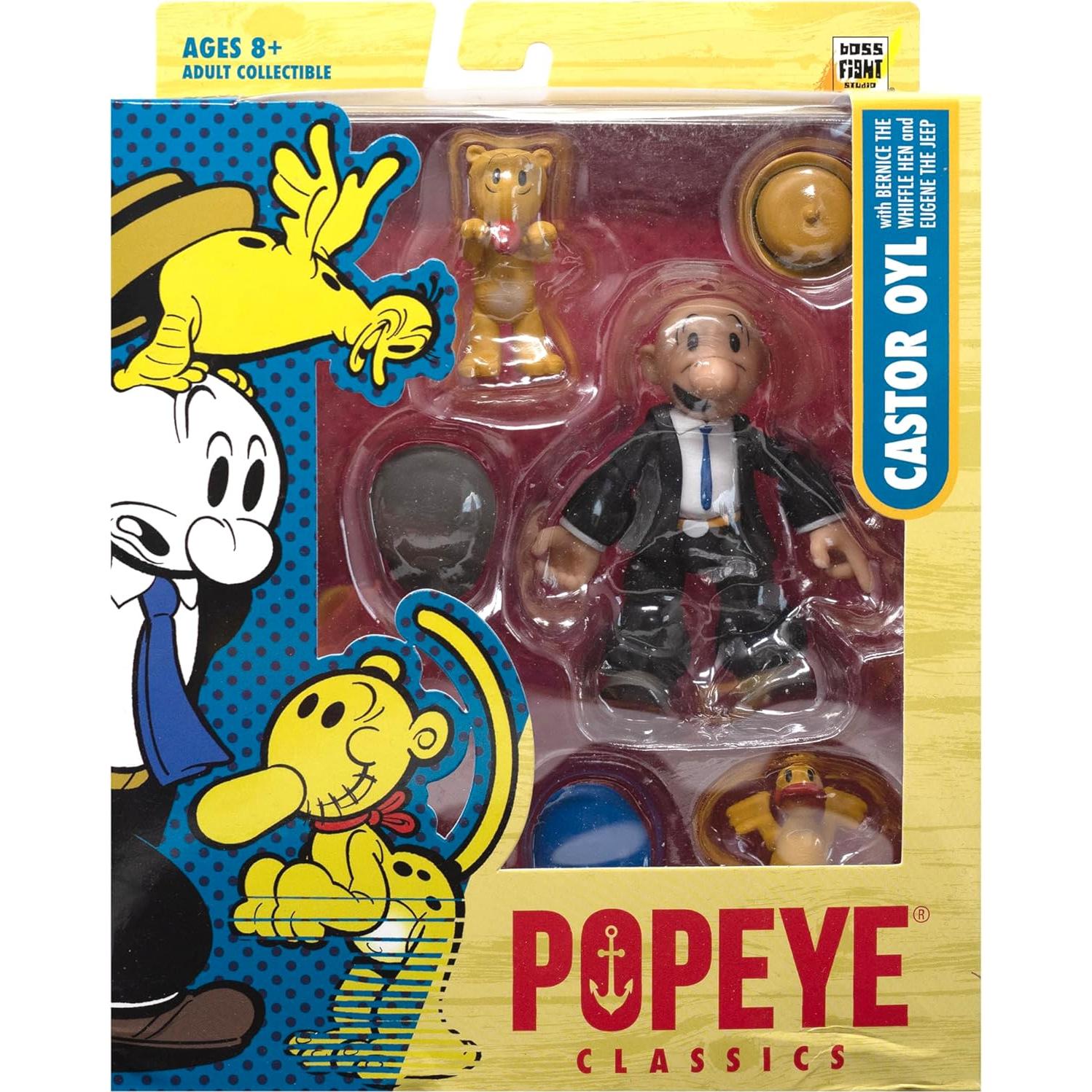 Figura de acción Boss Fight Studio Castor Oyl 1:12 con accesorios