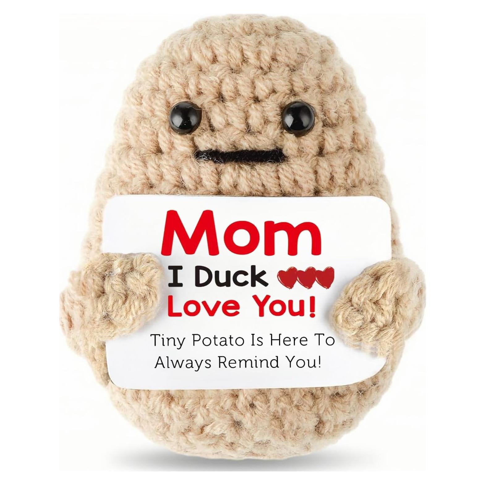 Juguete de Ganchillo Papa Patata Letken - Yo Patito Amo a Mamá