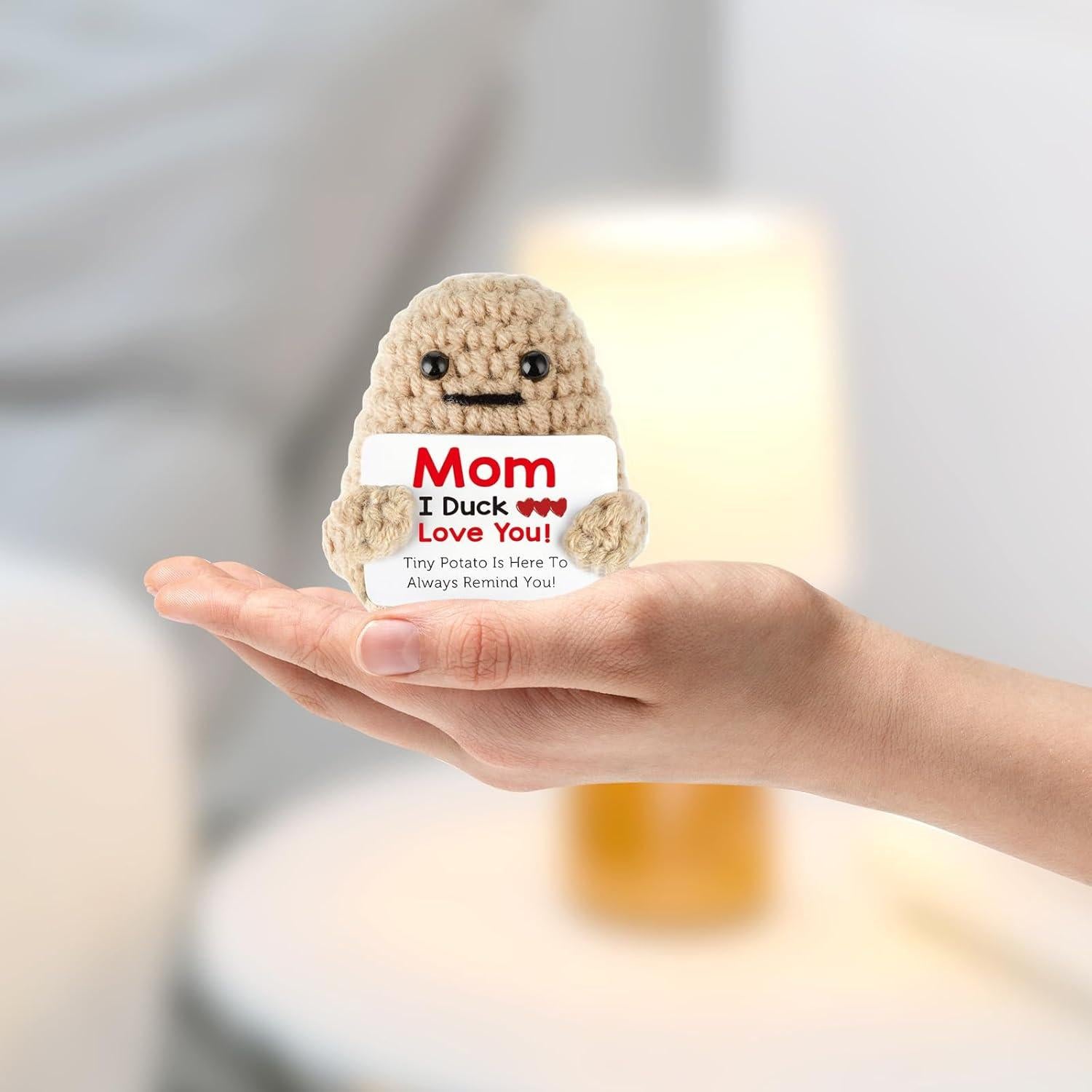 Juguete de Ganchillo Papa Patata Letken - Yo Patito Amo a Mamá