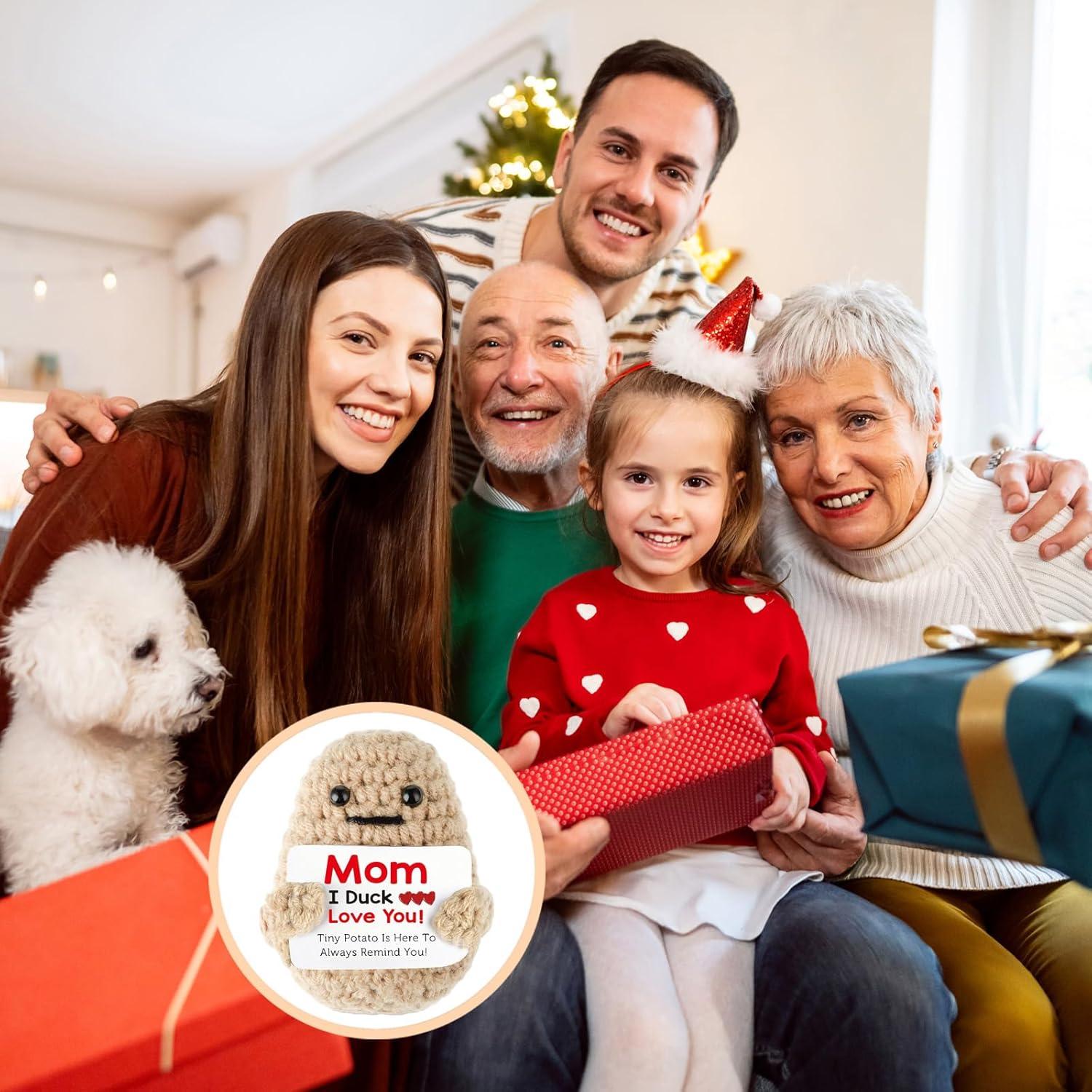 Juguete de Ganchillo Papa Patata Letken - Yo Patito Amo a Mamá