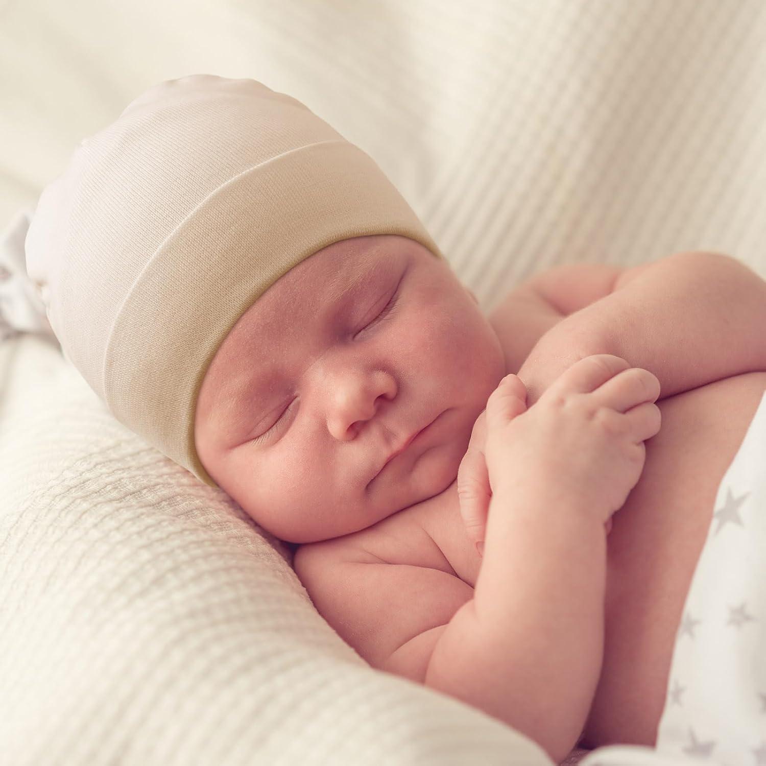 Conjunto de Gorro y Manoplas BQUBO para Bebés 0-6 Meses