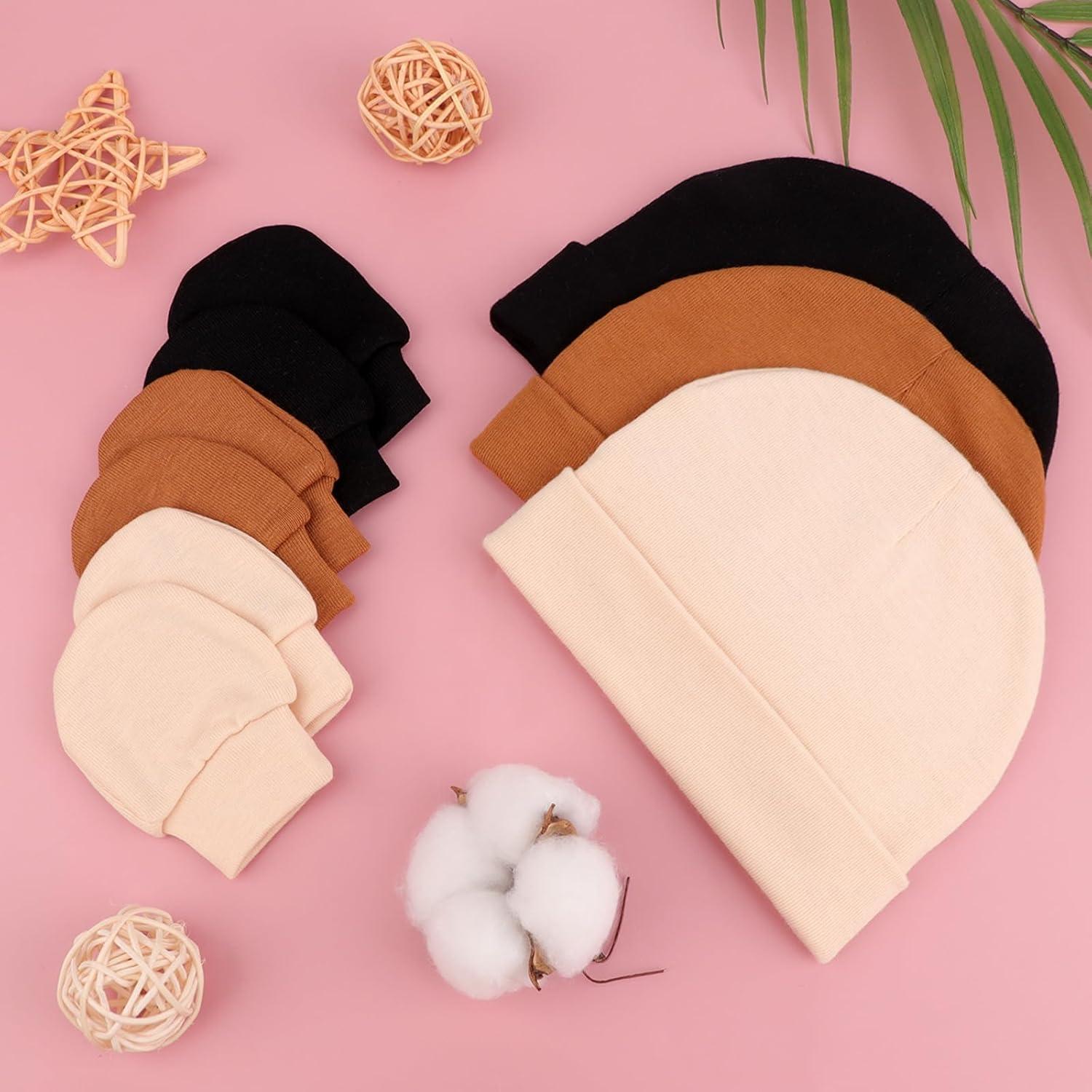 Conjunto de Gorro y Manoplas BQUBO para Bebés 0-6 Meses