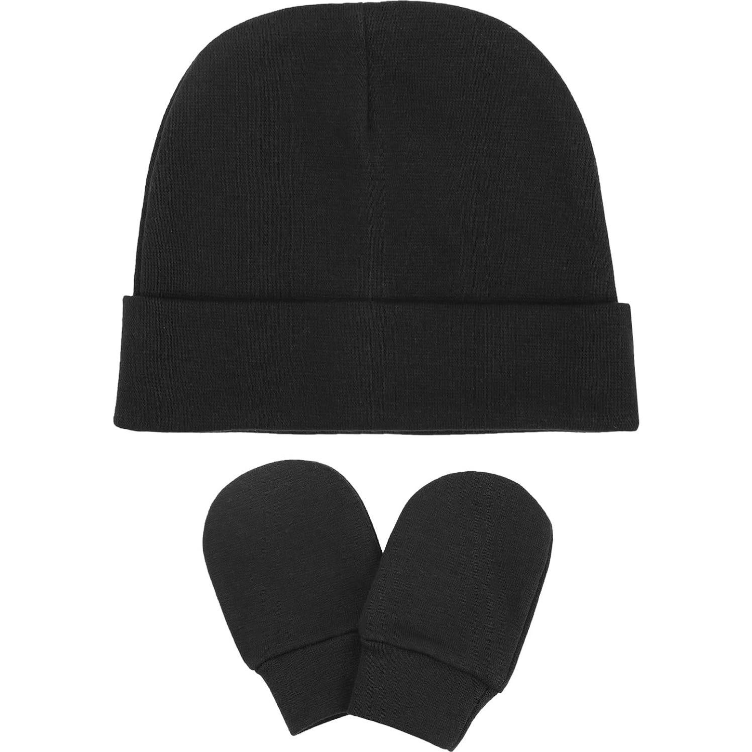 Conjunto de Gorro y Manoplas BQUBO para Bebés 0-6 Meses