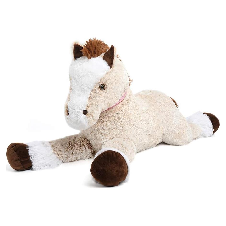 Caballo de Peluche Grande Tezituor 90 cm Marrón Realista