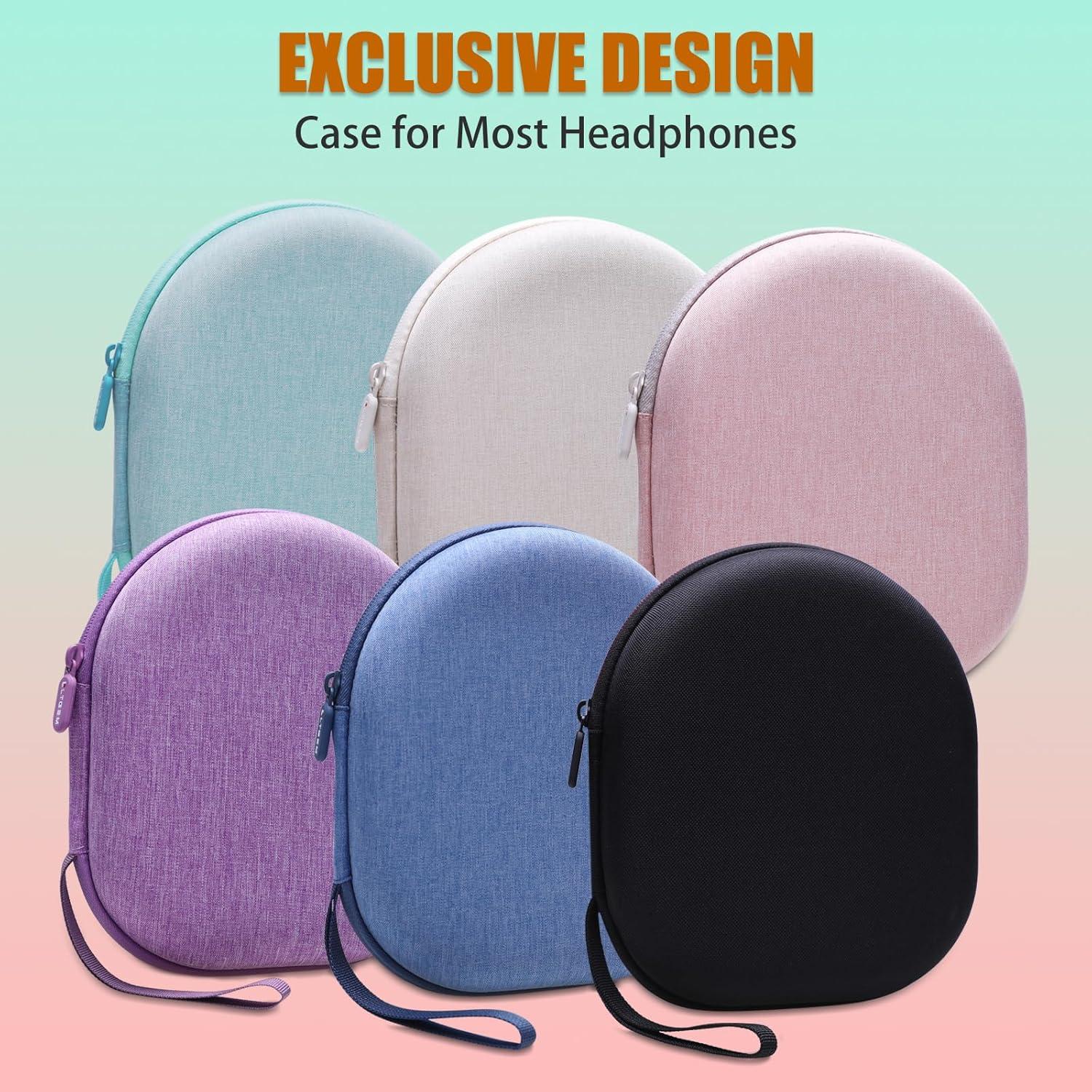 Funda LTGEM para Auriculares Sony WH-CH720N/WH-CH520, Negra