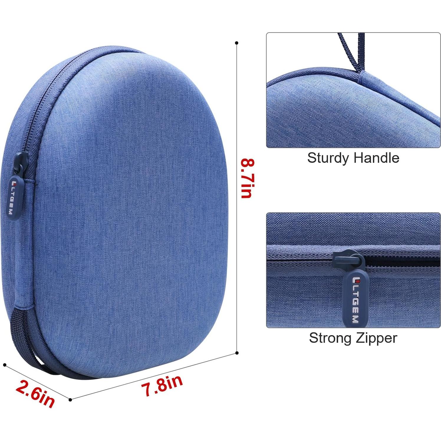 Funda LTGEM para Auriculares Sony WH-CH720N/WH-CH520, Negra