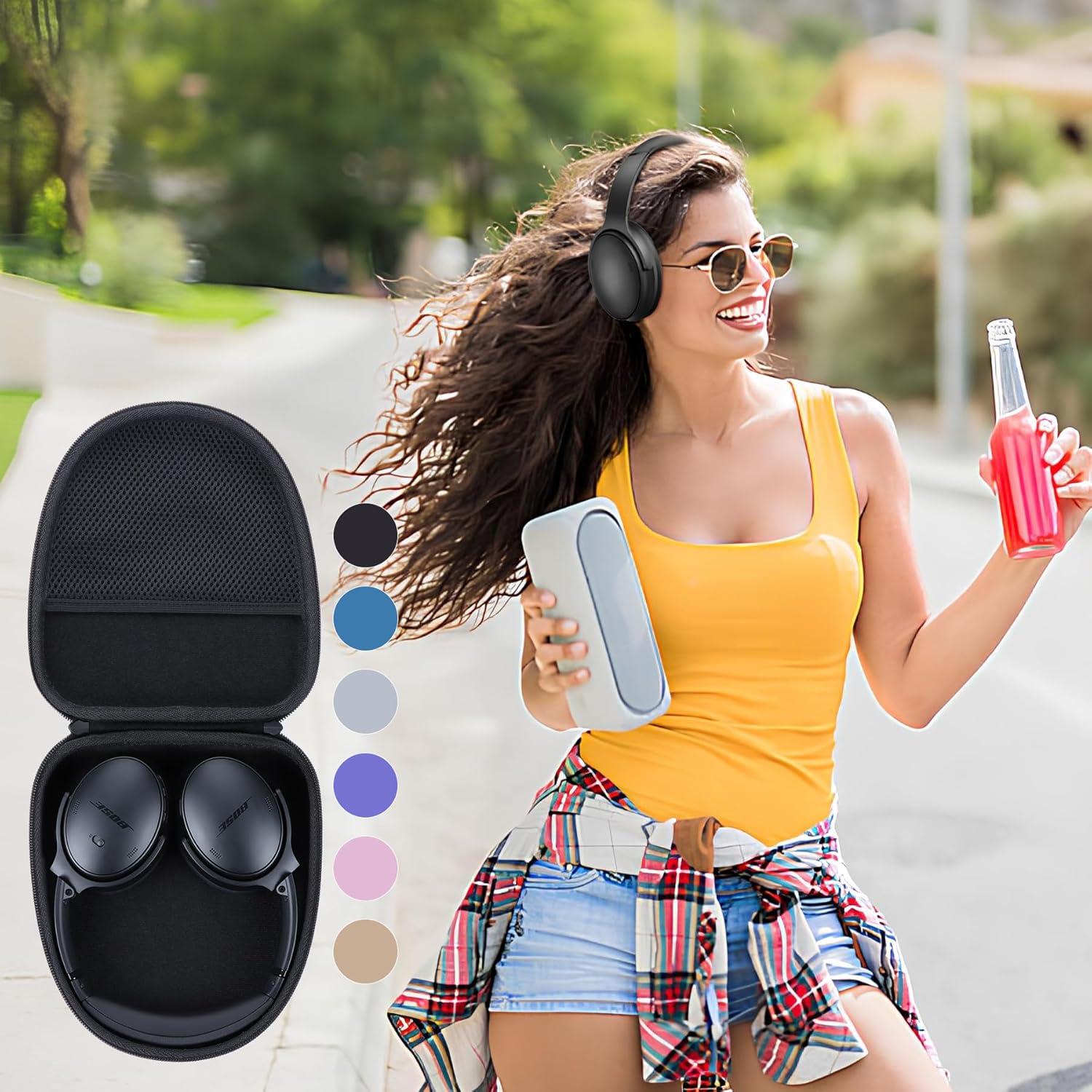 Funda Dura RIYADAone para Auriculares Bose QC Ultra QC45 QC35