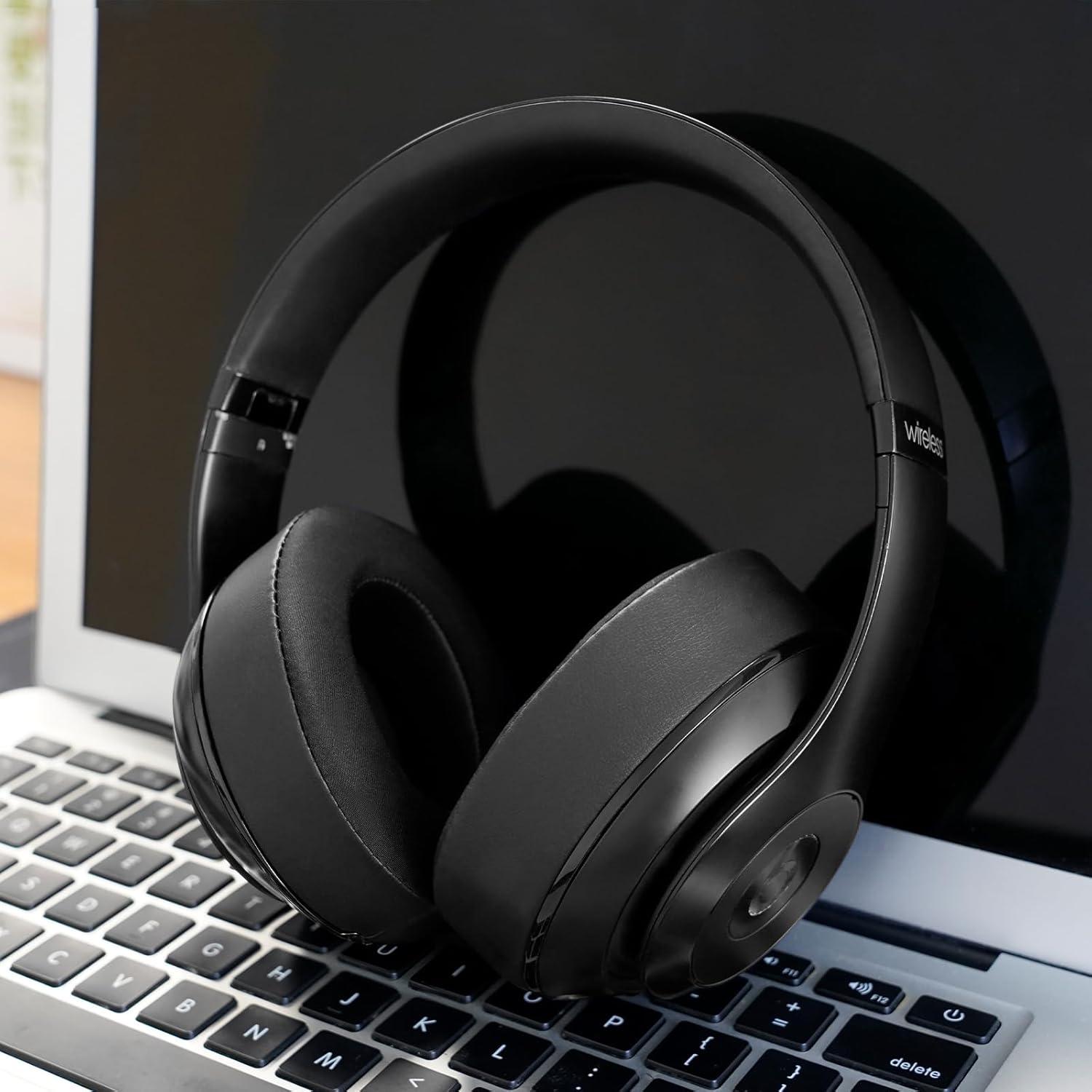 Almohadillas de Reemplazo GVOEARS para Auriculares Beats Studio 2/3 - Gel Refrigerante Negro