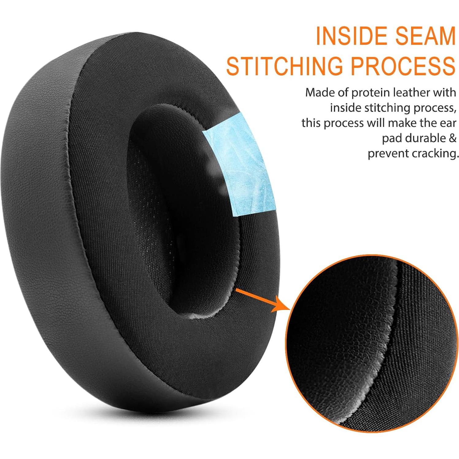 Almohadillas de Reemplazo GVOEARS para Auriculares Beats Studio 2/3 - Gel Refrigerante Negro