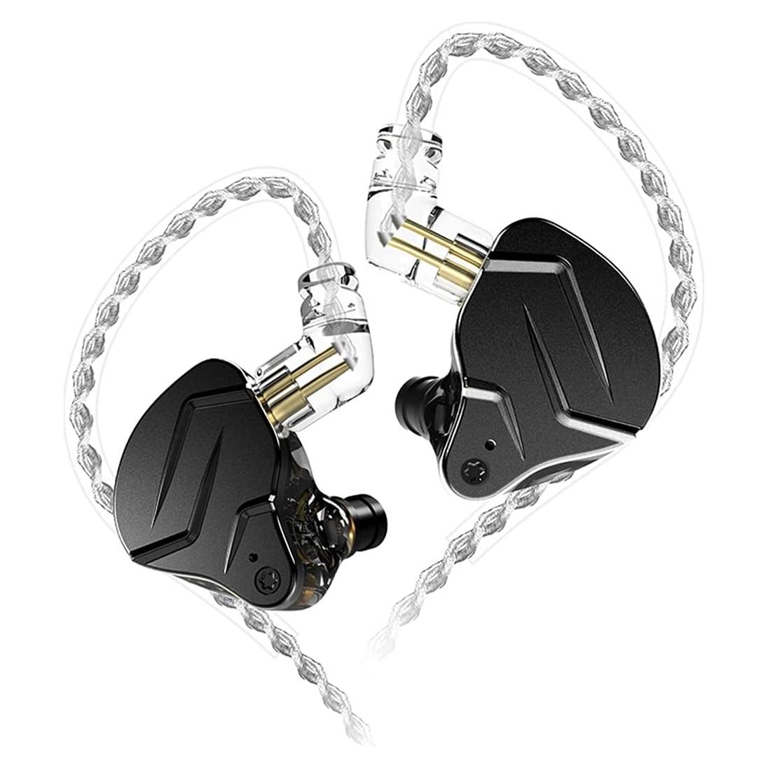 Auriculares In-Ear KZ ZSN Pro X HiFi 1BA 1DD 1.2m Negro