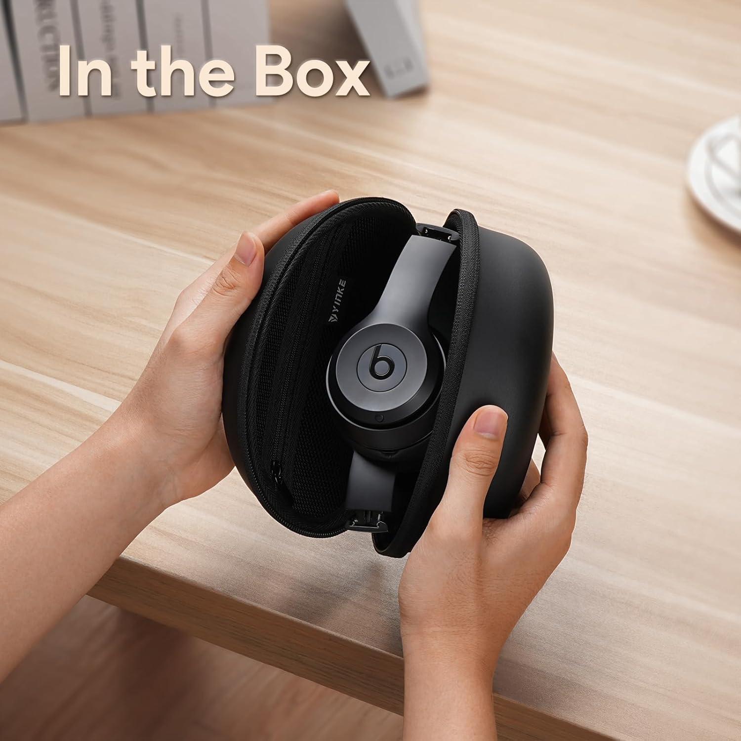 Funda dura para auriculares Beats Solo 3 / Solo 4 - Negro