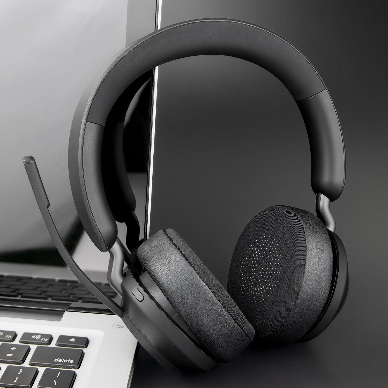 Almohadillas de Gel Refrigerante SOULWIT para Jabra Evolve2 65/40 - Negro