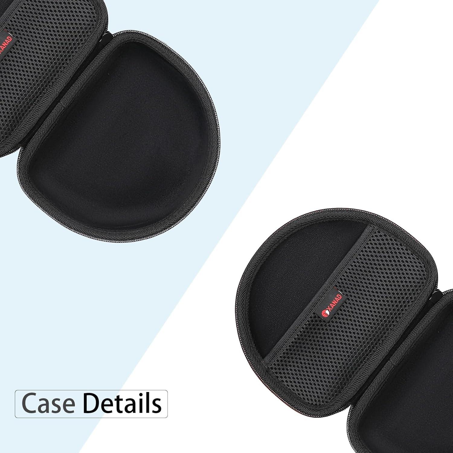 Funda dura XANAD para auriculares Beats y TOZO HT2 - Negro