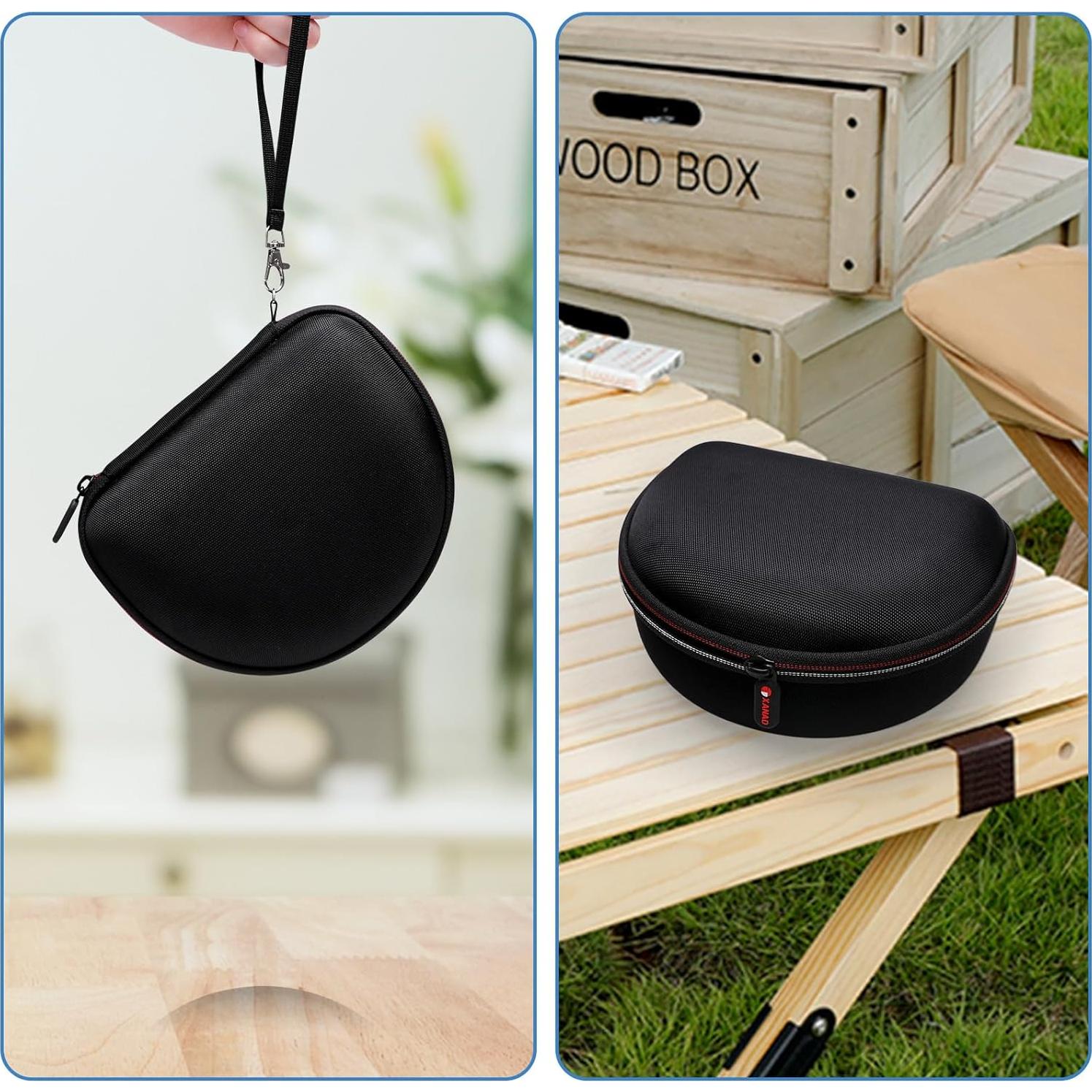 Funda dura XANAD para auriculares Beats y TOZO HT2 - Negro