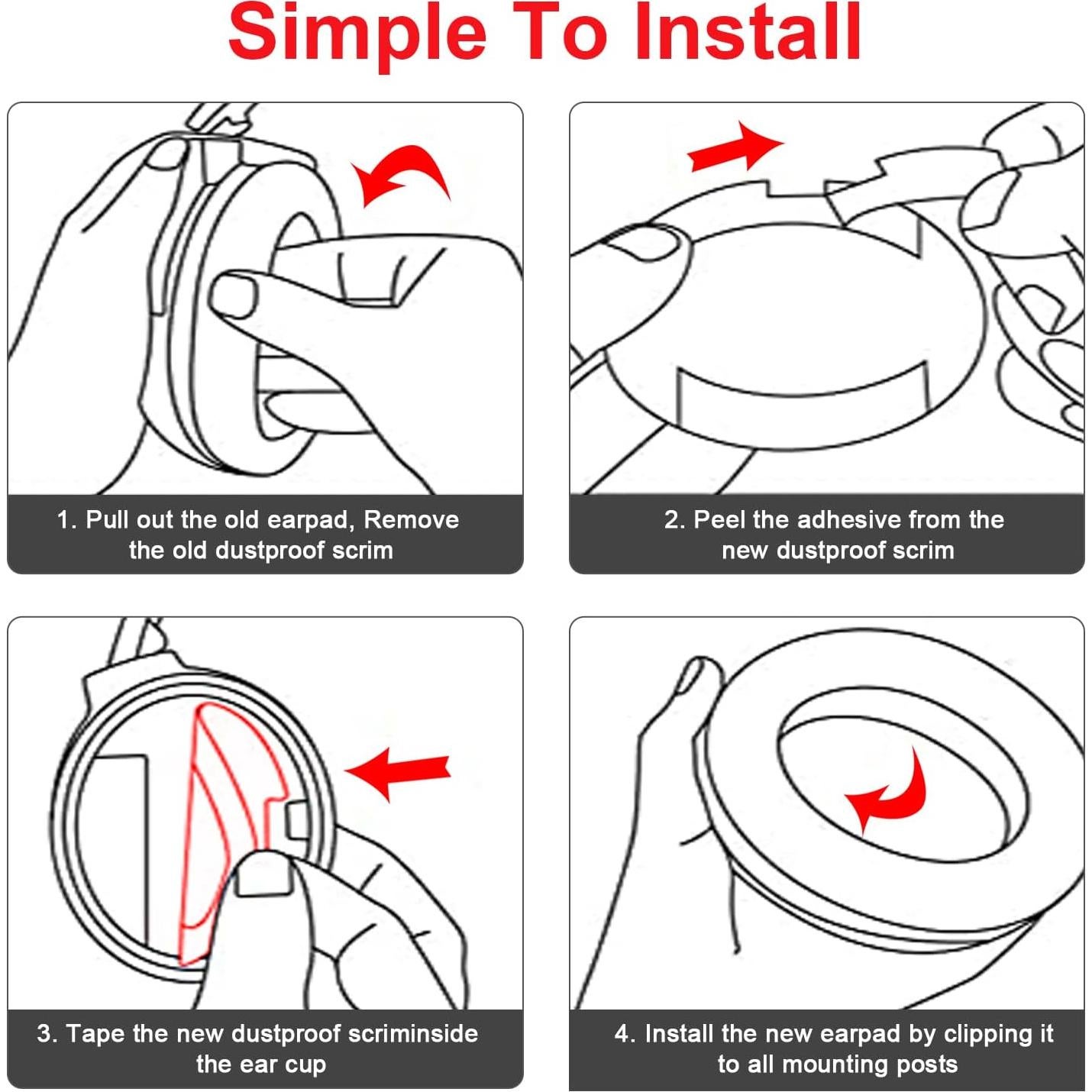 Almohadillas de Reemplazo Niukeke para Bose QC15 QC25 AE2