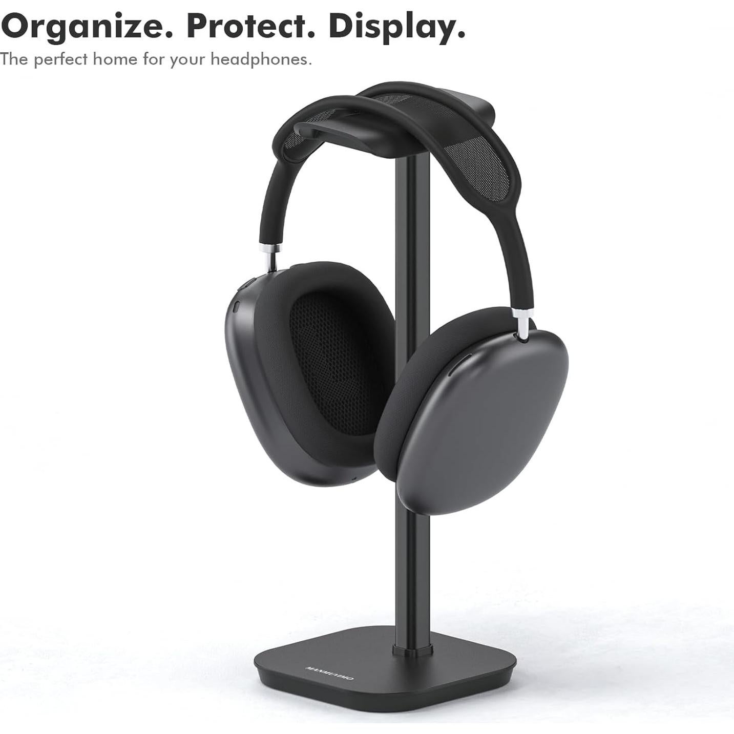 Soporte para Auriculares MANMUVIMO STAND.100 Aluminio Negro