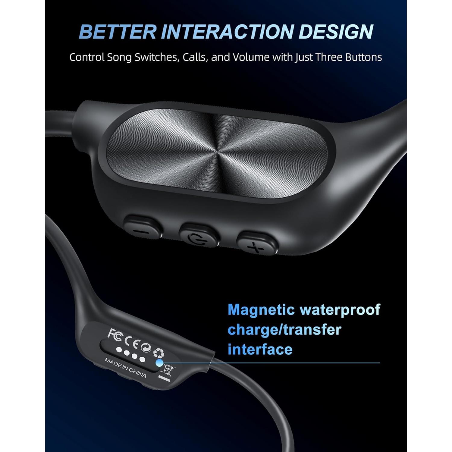 Auriculares de Conducción Ósea WalkerFit T10 PRO IPX8 32GB