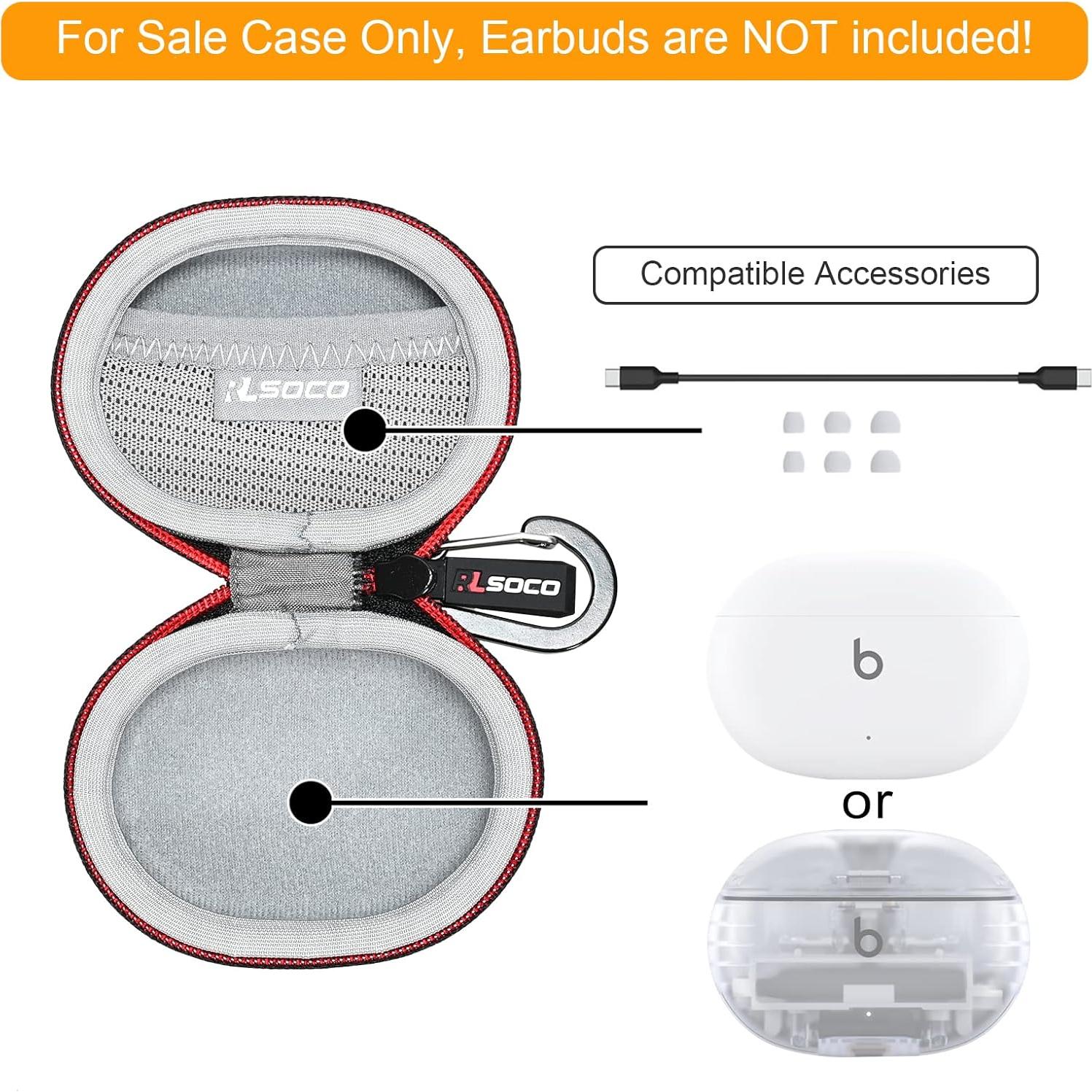 Funda RLSOCO para Auriculares Beats Studio Buds - Negro