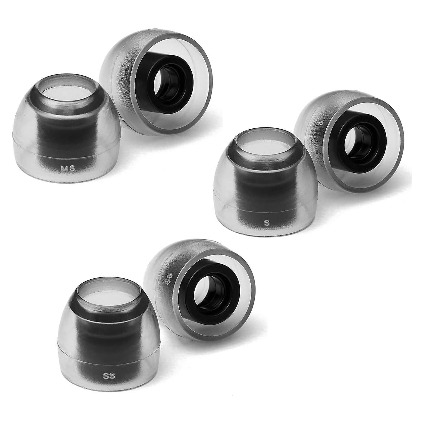 Puntas de Auriculares AZLA SednaEarfit Crystal Standard - Compatibles con Shure, Sony, Beats, Sennheiser