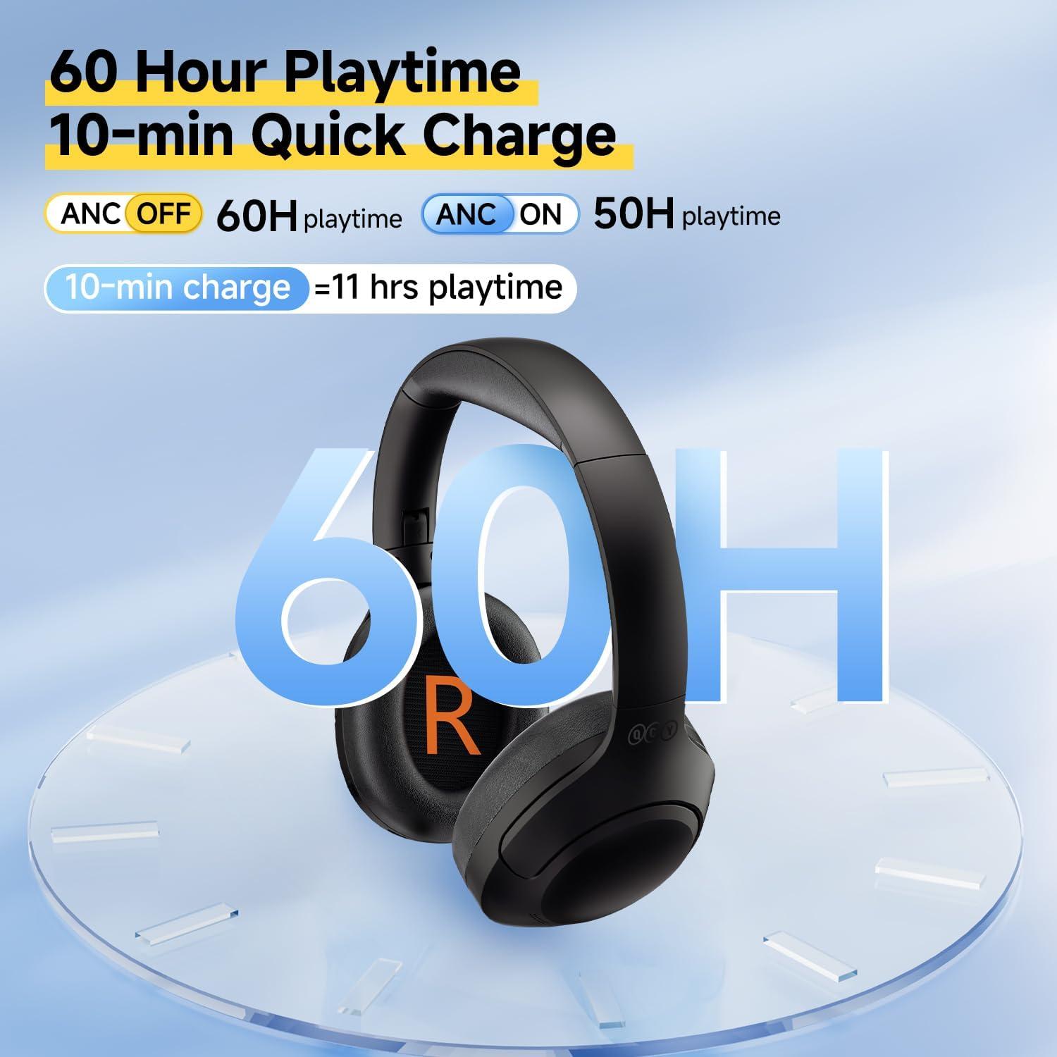 Auriculares Inalámbricos QCY H3 LITE con ANC y 60H Reproducción