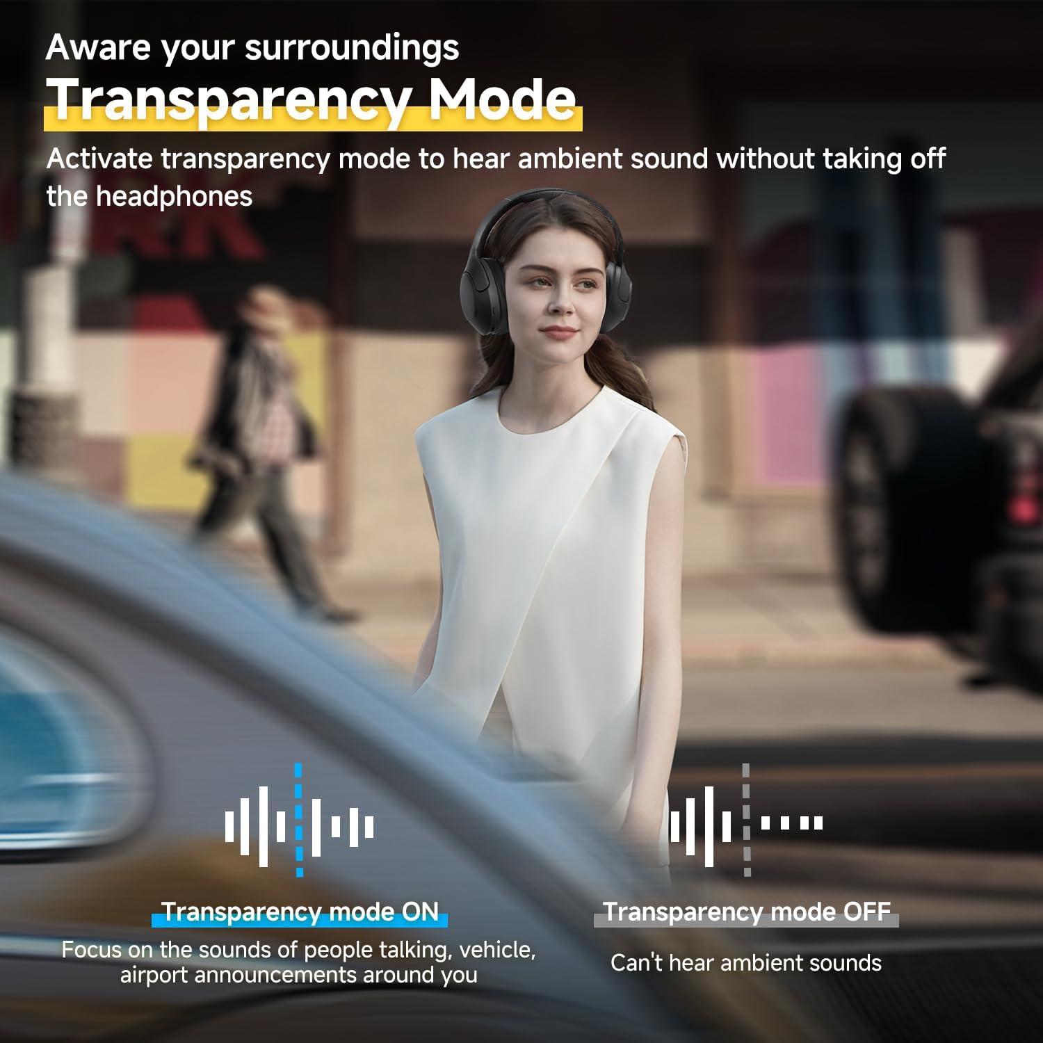 Auriculares Inalámbricos QCY H3 LITE con ANC y 60H Reproducción