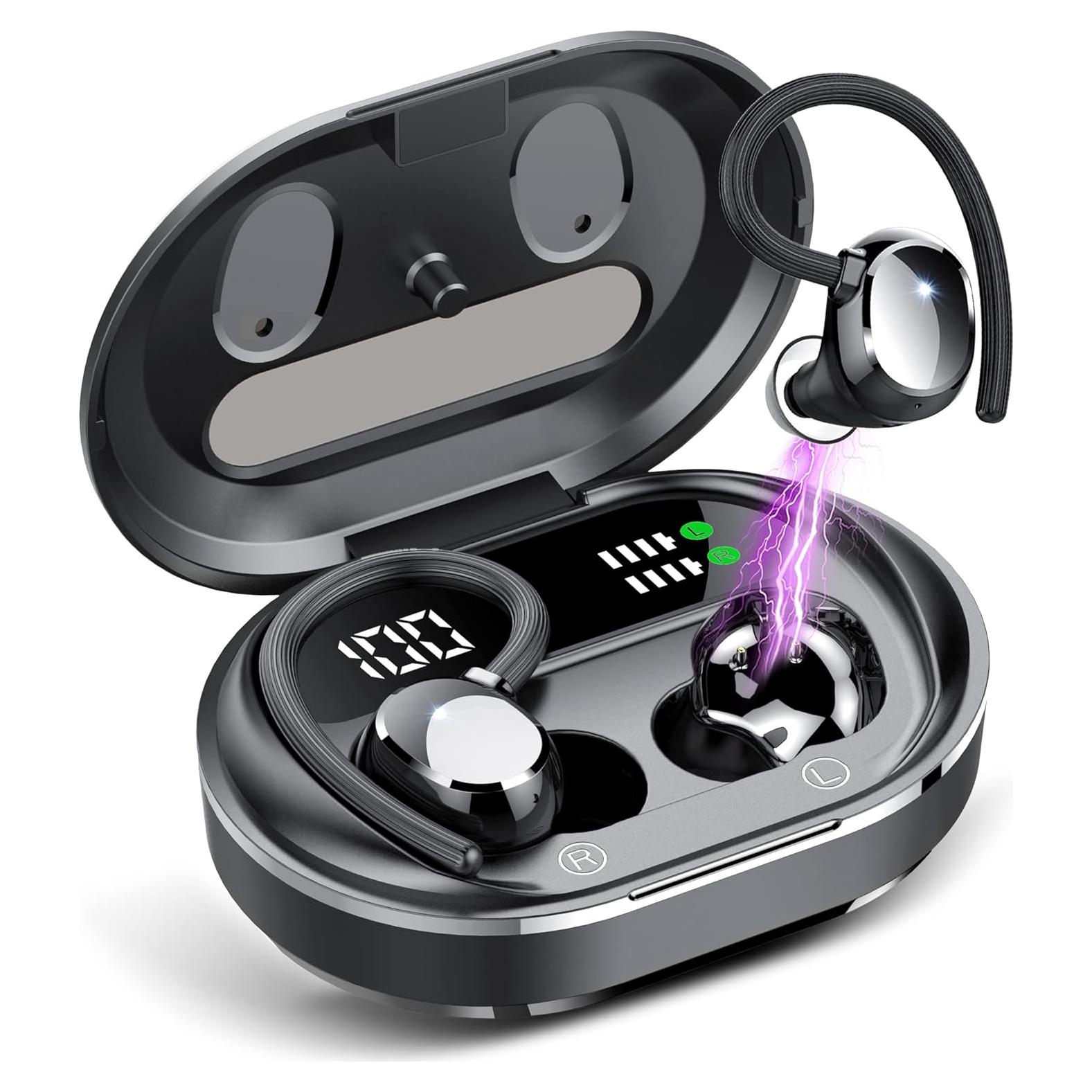 Auriculares Inalámbricos Q35 Bluetooth 5.3 IPX7 con Pantalla LED