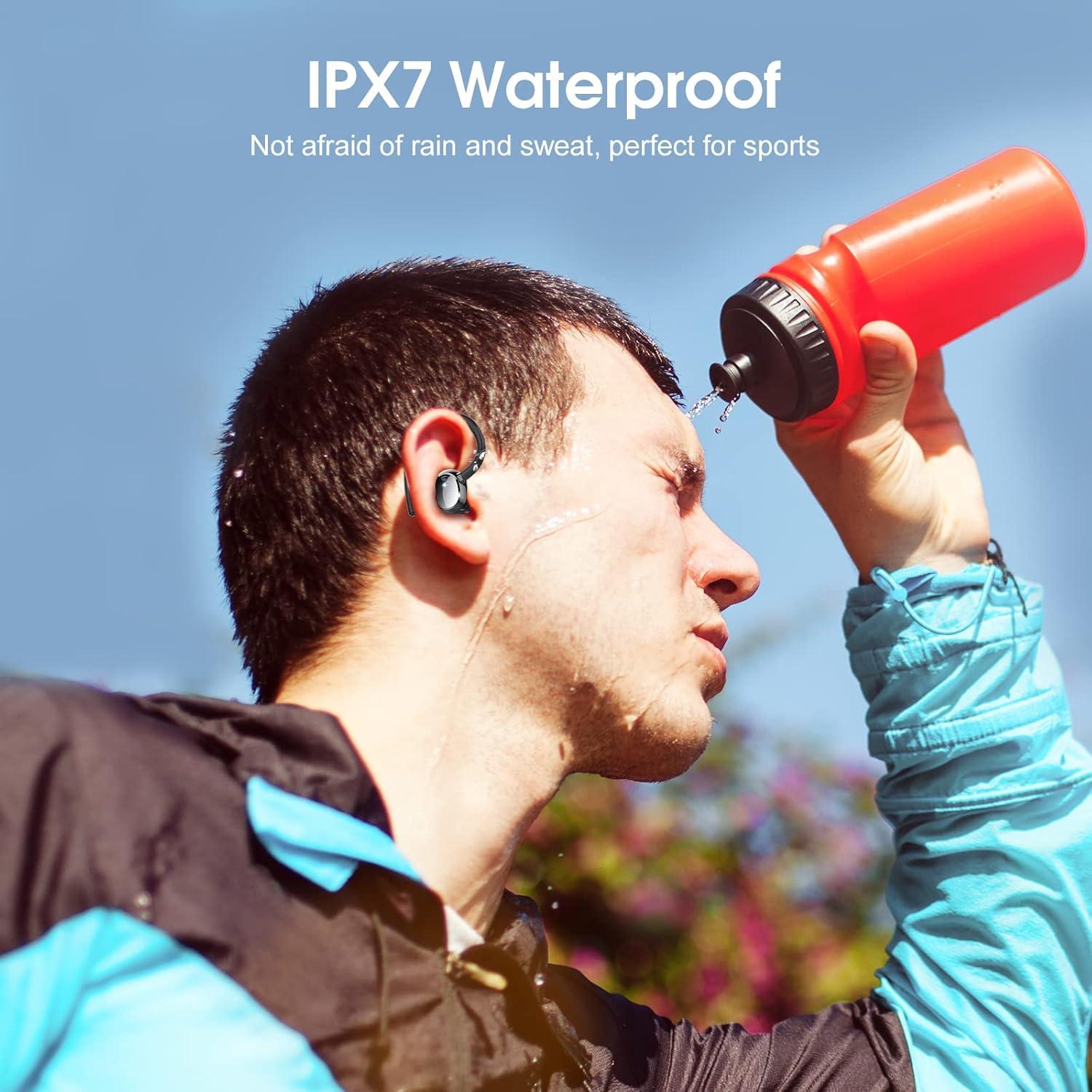 Auriculares Inalámbricos Q35 Bluetooth 5.3 IPX7 con Pantalla LED