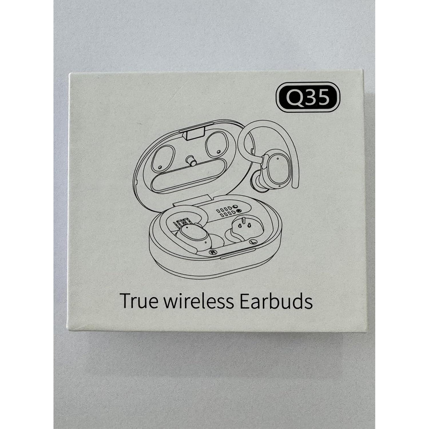 Auriculares Inalámbricos Q35 Bluetooth 5.3 IPX7 con Pantalla LED