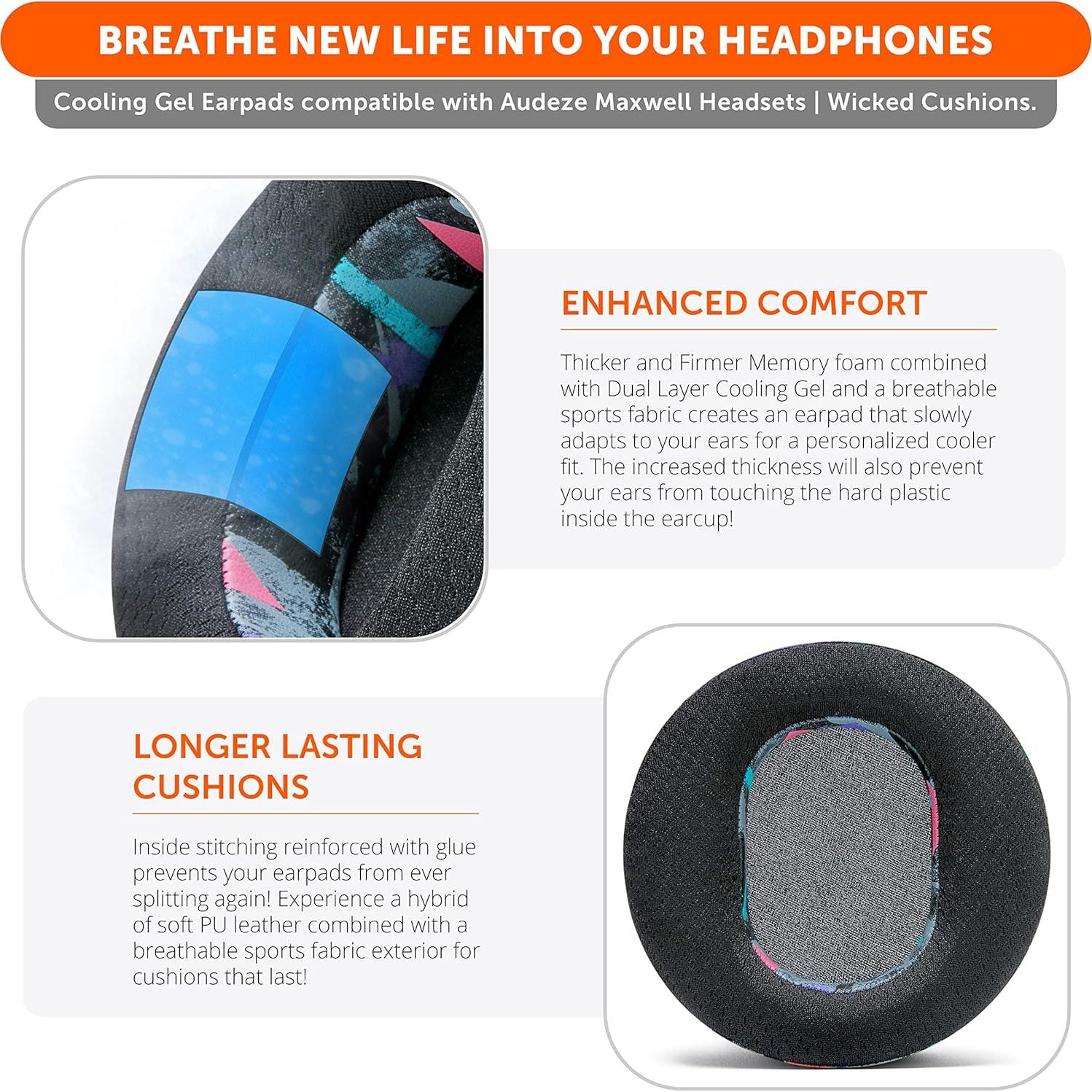 Kit de Modificación Audeze Maxwell - Almohadillas Gel + Banda Silicona