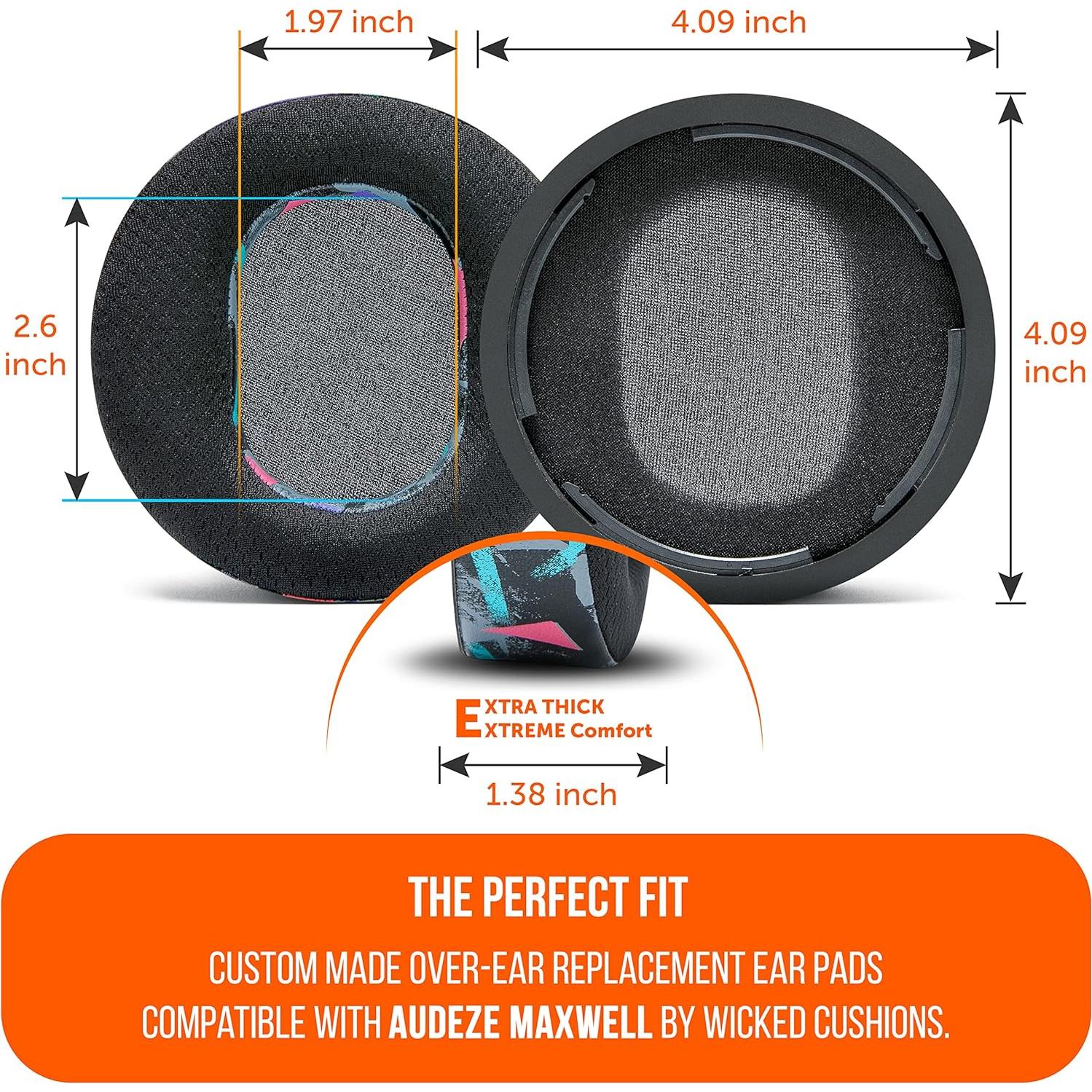 Kit de Modificación Audeze Maxwell - Almohadillas Gel + Banda Silicona