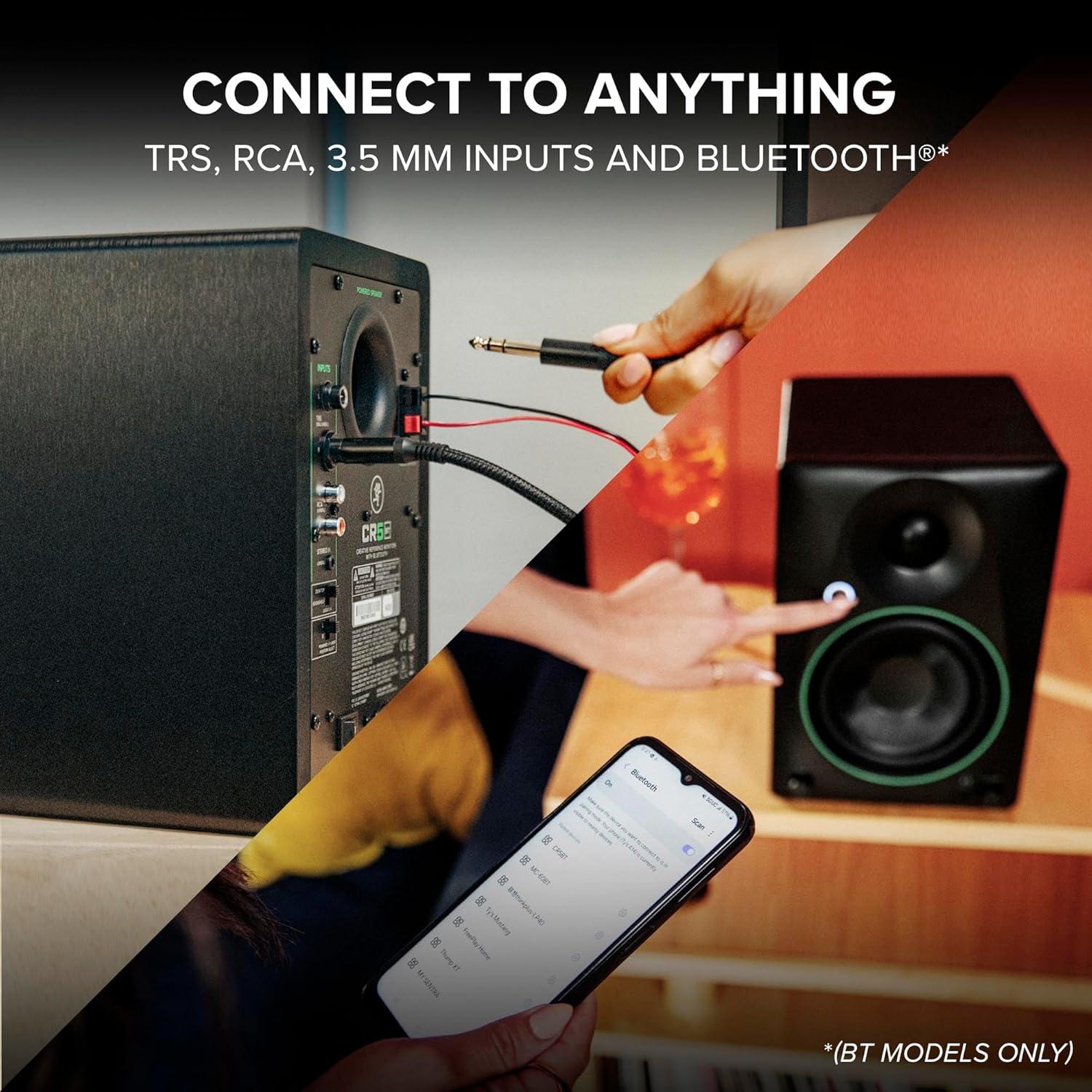 Monitores de Estudio Mackie CR3.5BT Bluetooth 3.5" Activos