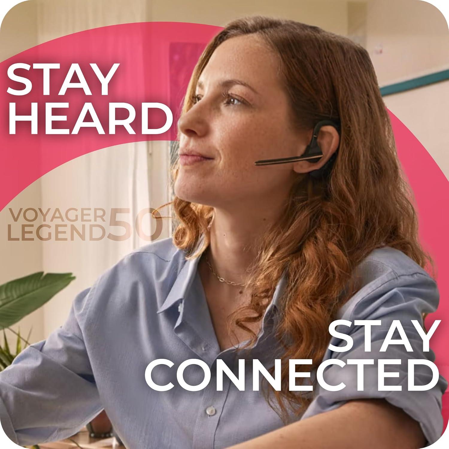 Auricular Bluetooth Poly Voyager Legend 50-M UC, 10h Batería