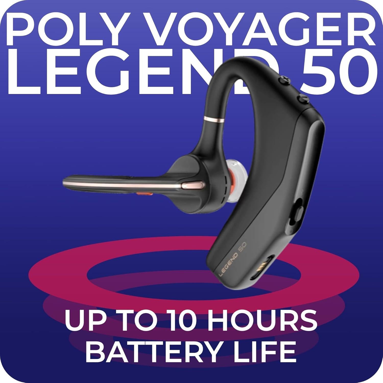 Auricular Bluetooth Poly Voyager Legend 50-M UC, 10h Batería