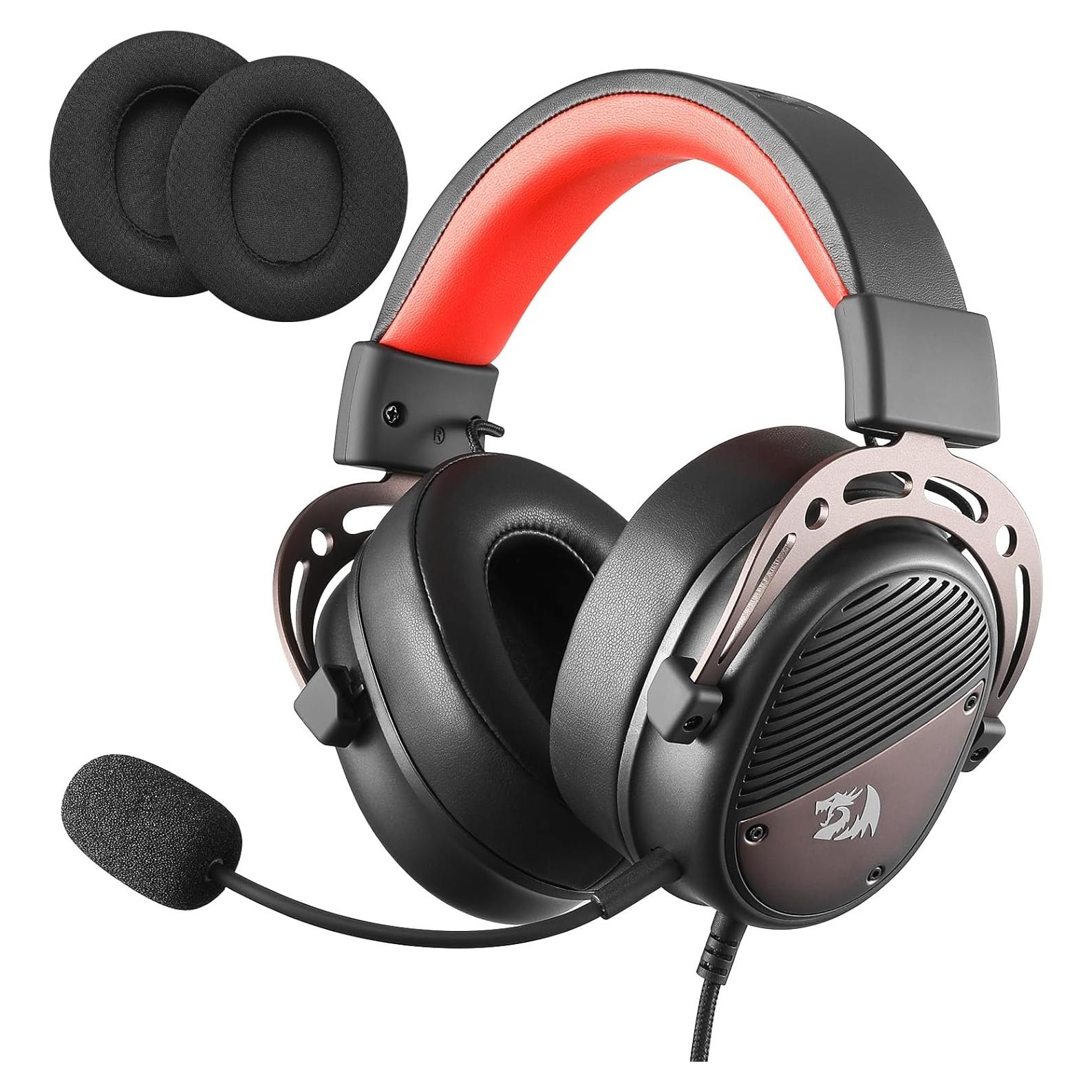 Auriculares Gaming Redragon H730 USB 53mm Sonido 360° Negro
