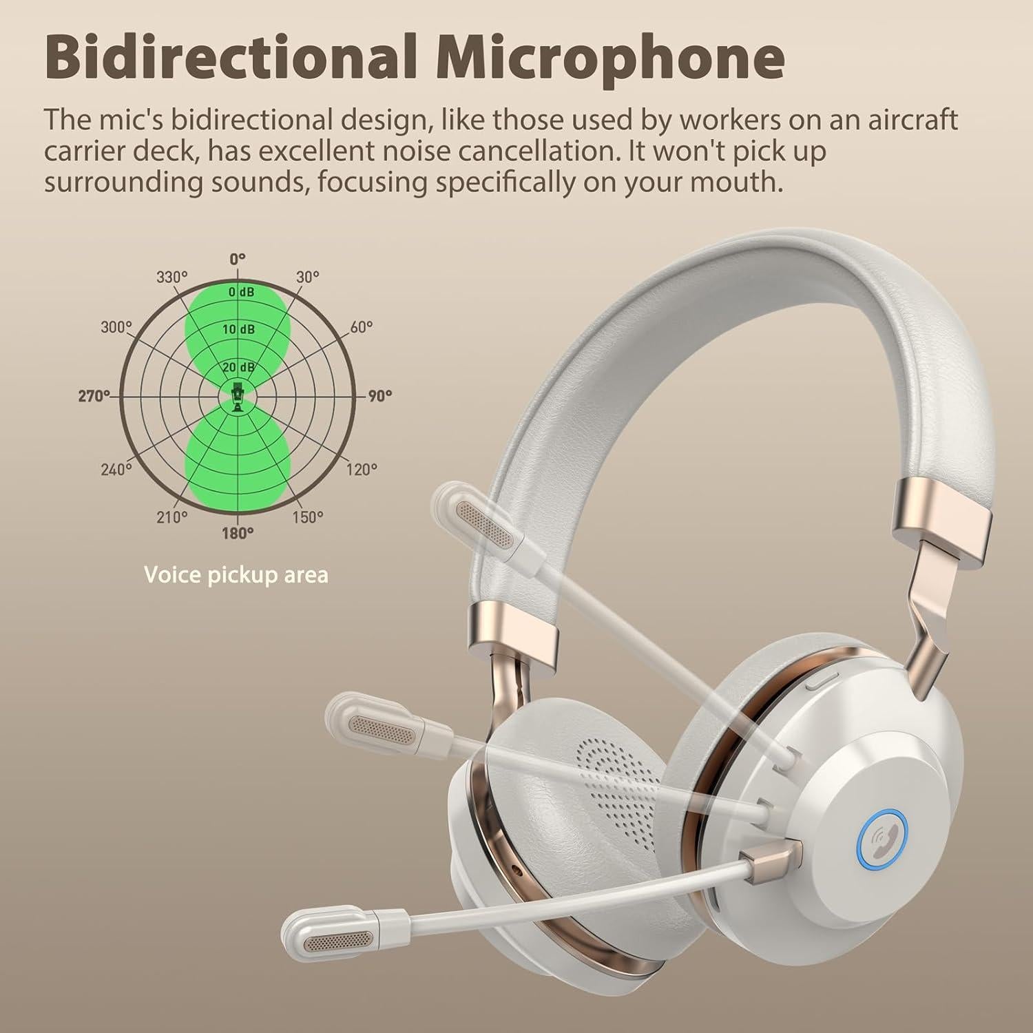 Auriculares Inalámbricos Vonztek XSY-BT882M con Micrófono y Cancelación de Ruido