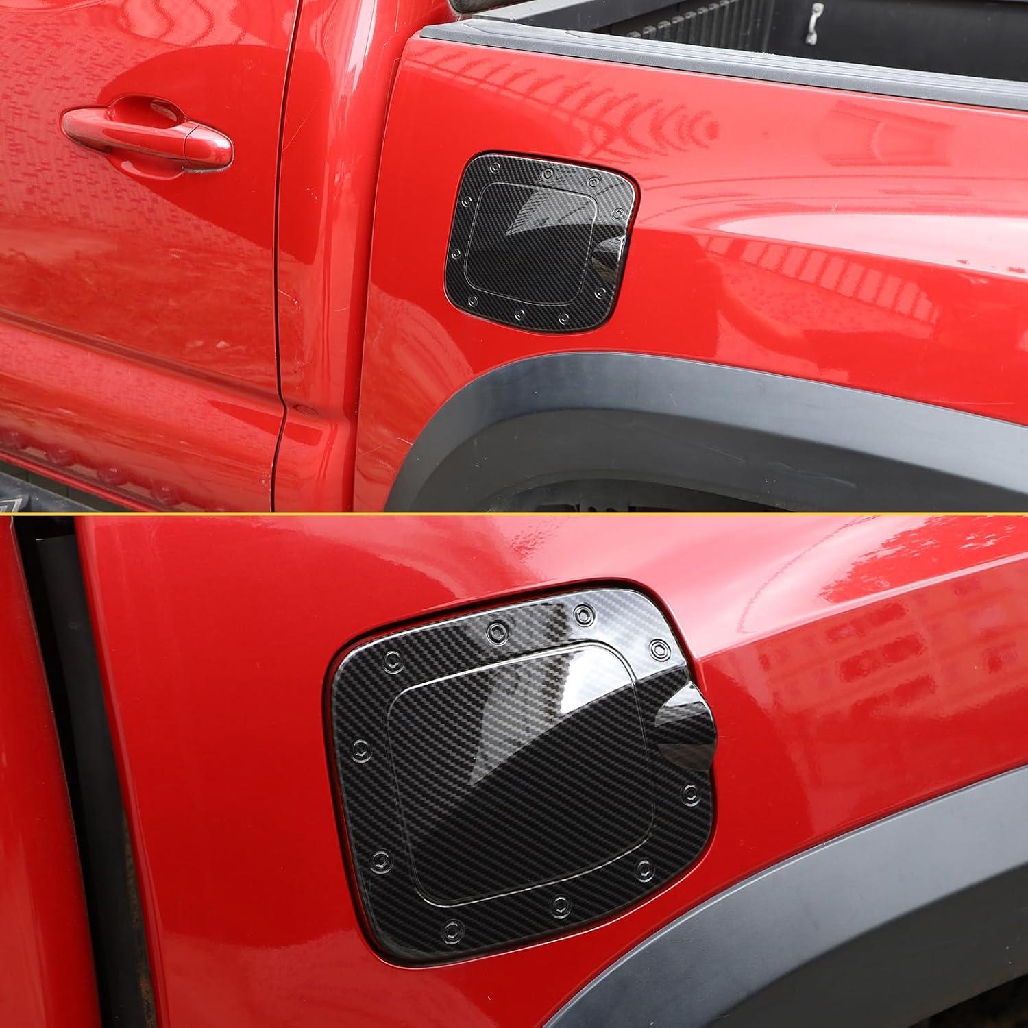 Cubierta de recorte de tapón de combustible CHEAYAR para Toyota Tacoma 2016-2022