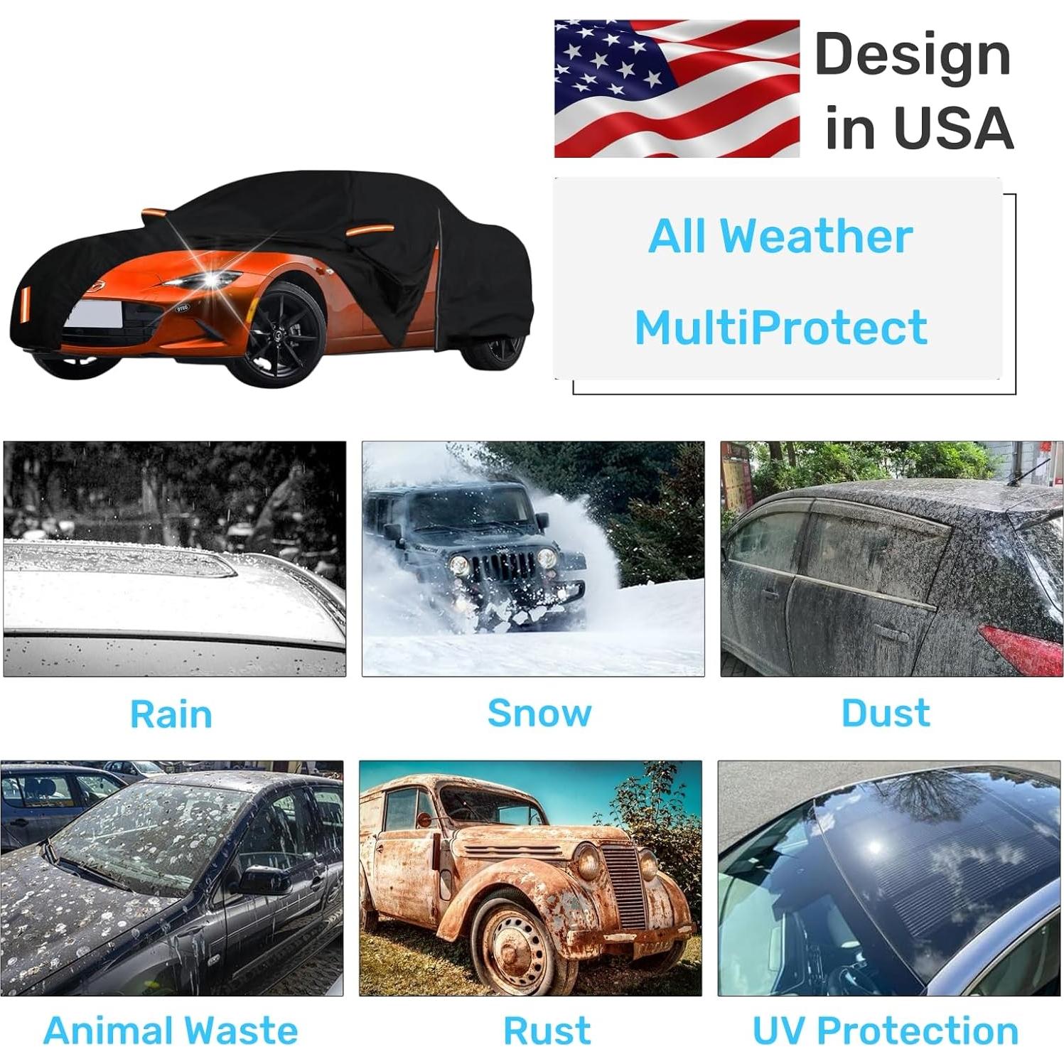 Cubierta de Coche FiveFox para Mazda MX-5 Miata 1989-2025