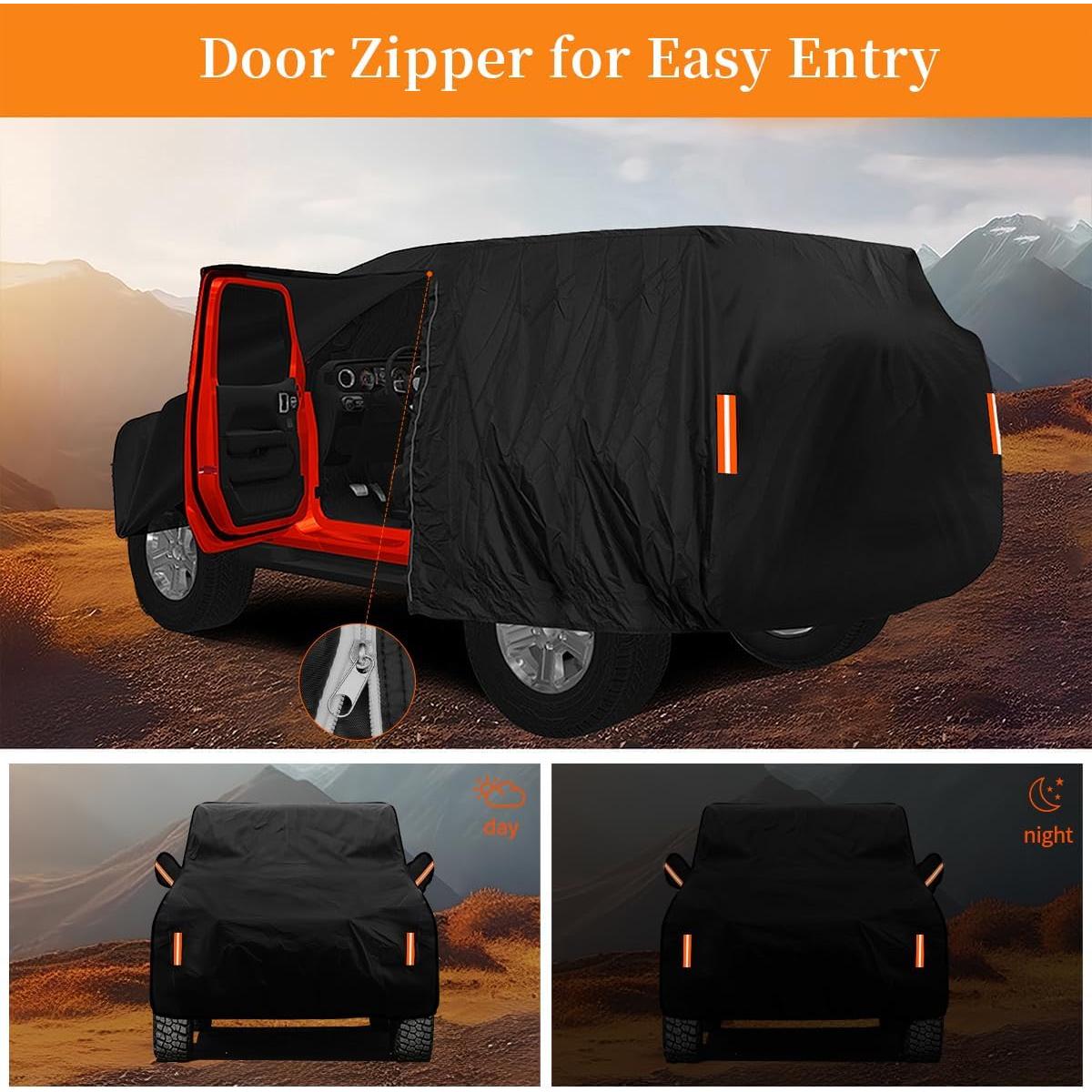 Funda Impermeable FiveFox para Jeep Wrangler 2 Puertas 1987-2025