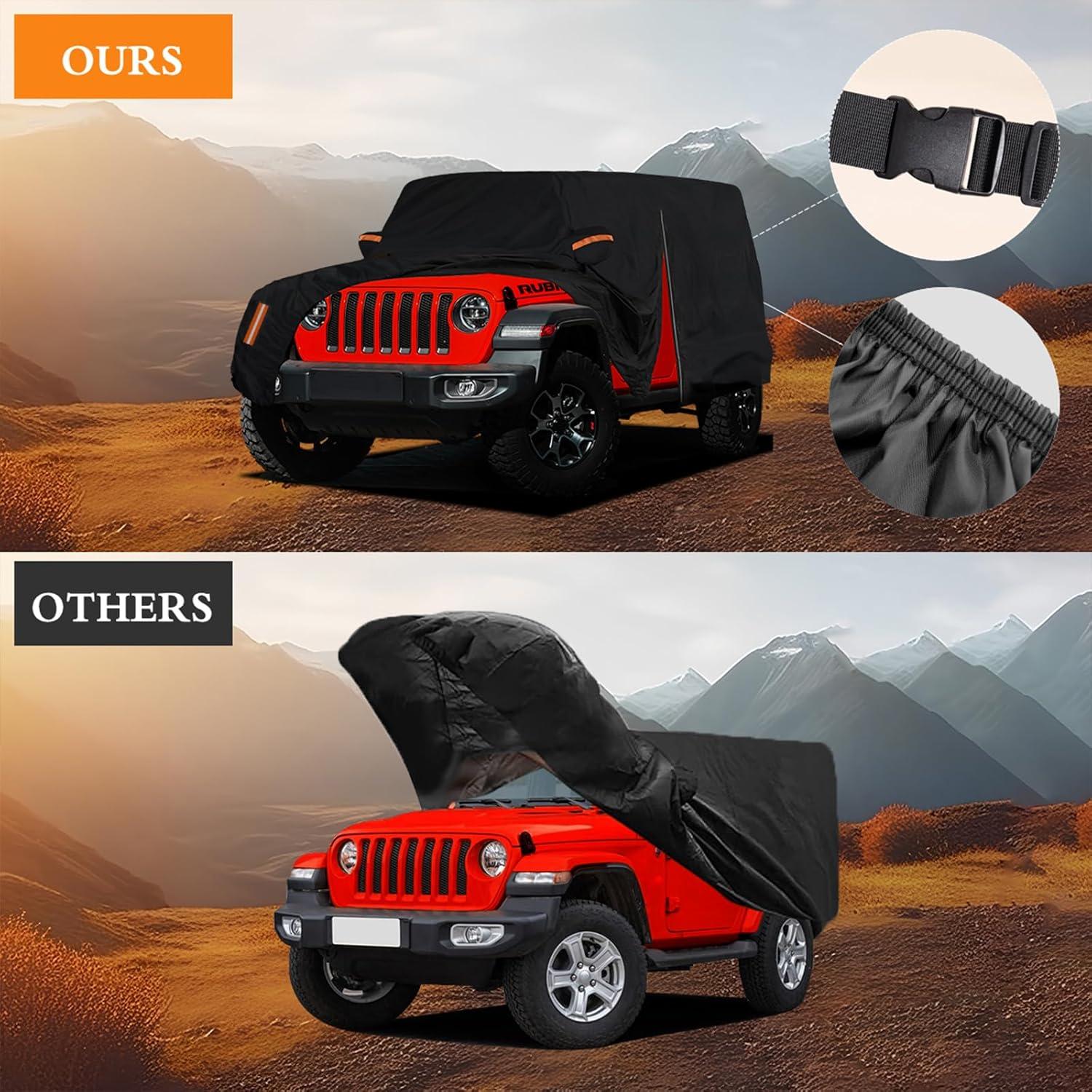 Funda Impermeable FiveFox para Jeep Wrangler 2 Puertas 1987-2025